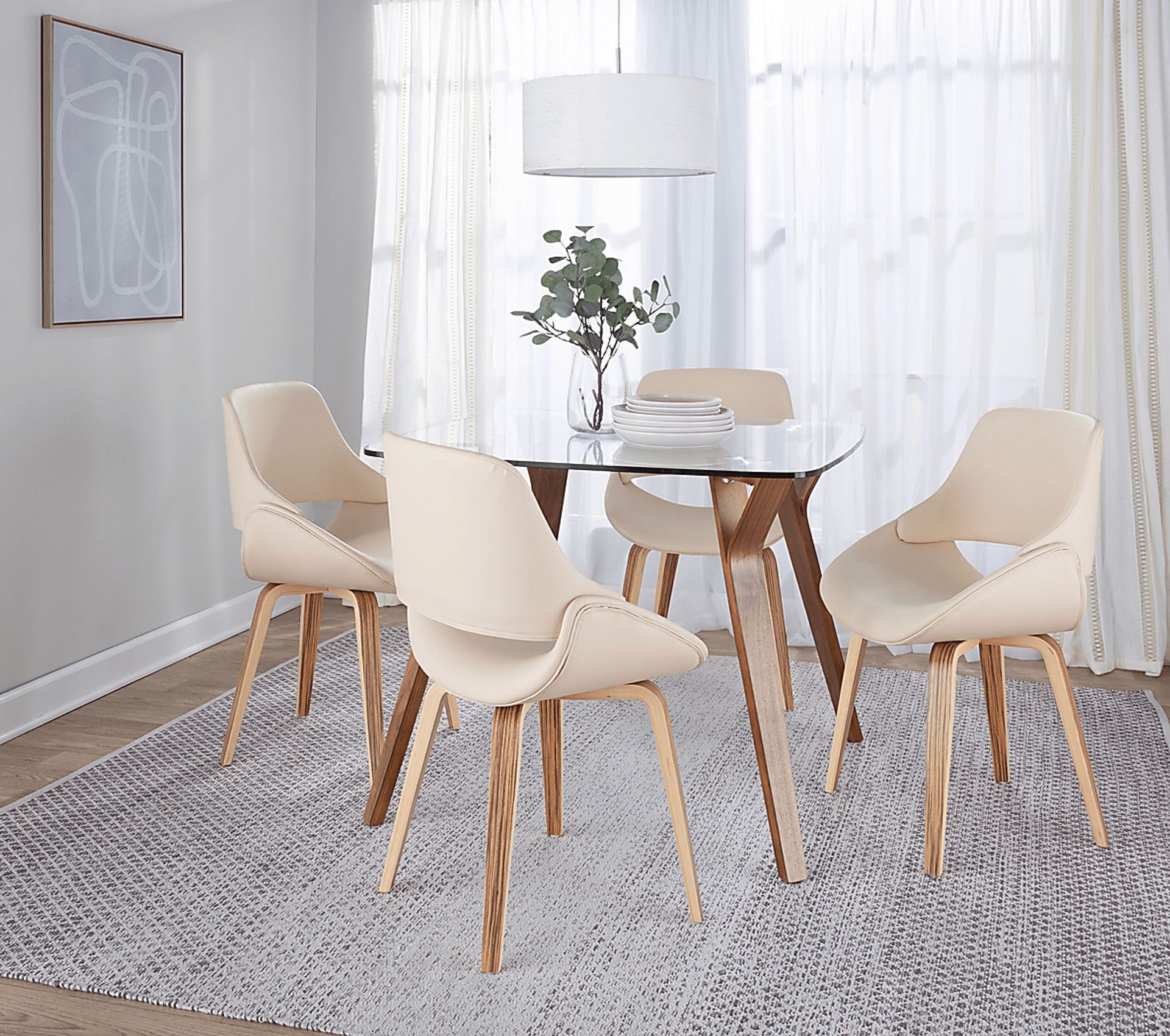 Stroble X Cream Dining Chair, Set of 2 - Image 2