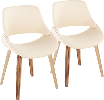Stroble X Cream Dining Chair, Set of 2
