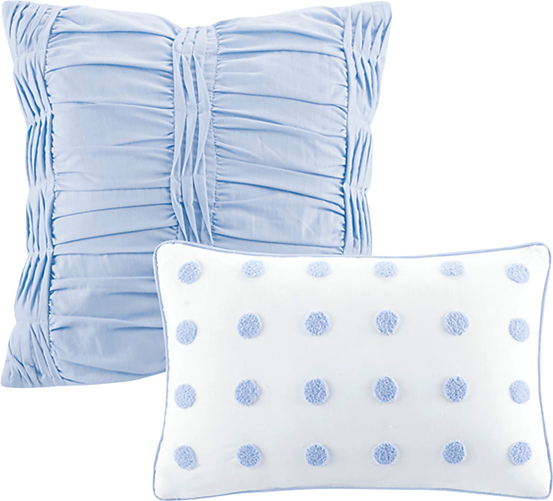 Stroelitz Blue 7 Pc King/California King Duvet Set - Image 2