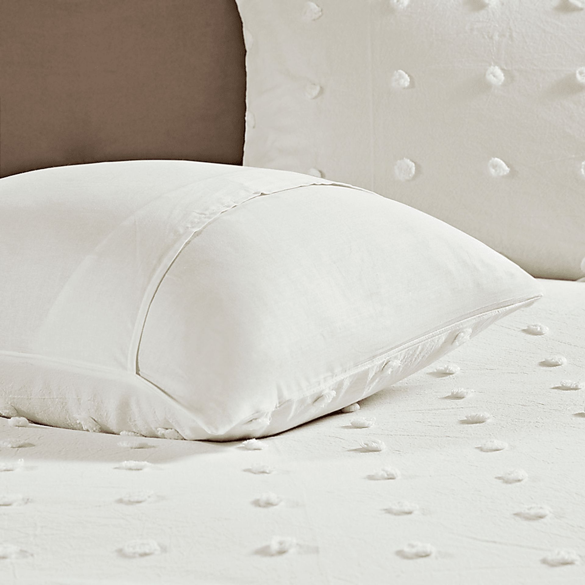 Stroelitz Ivory 7 Pc King/California King Duvet Set - Image 4