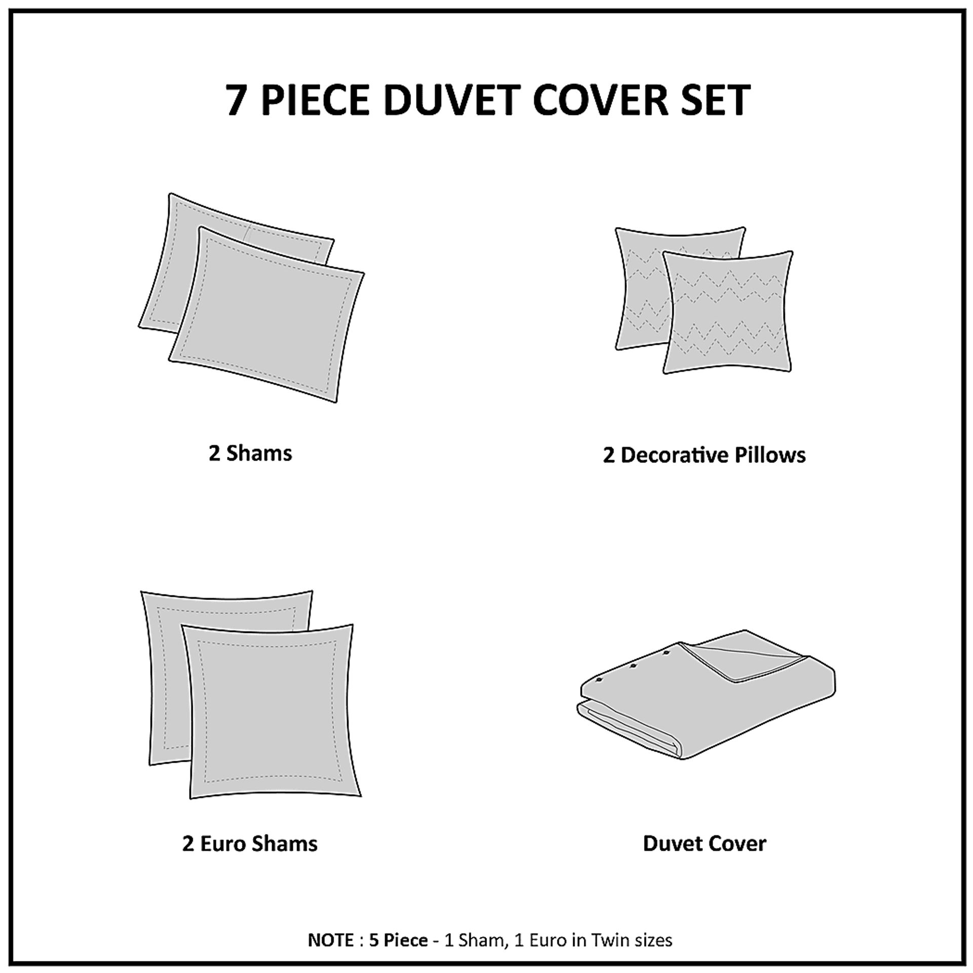 Stroelitz Pink 7 PC King/California King Duvet Set - Image 15