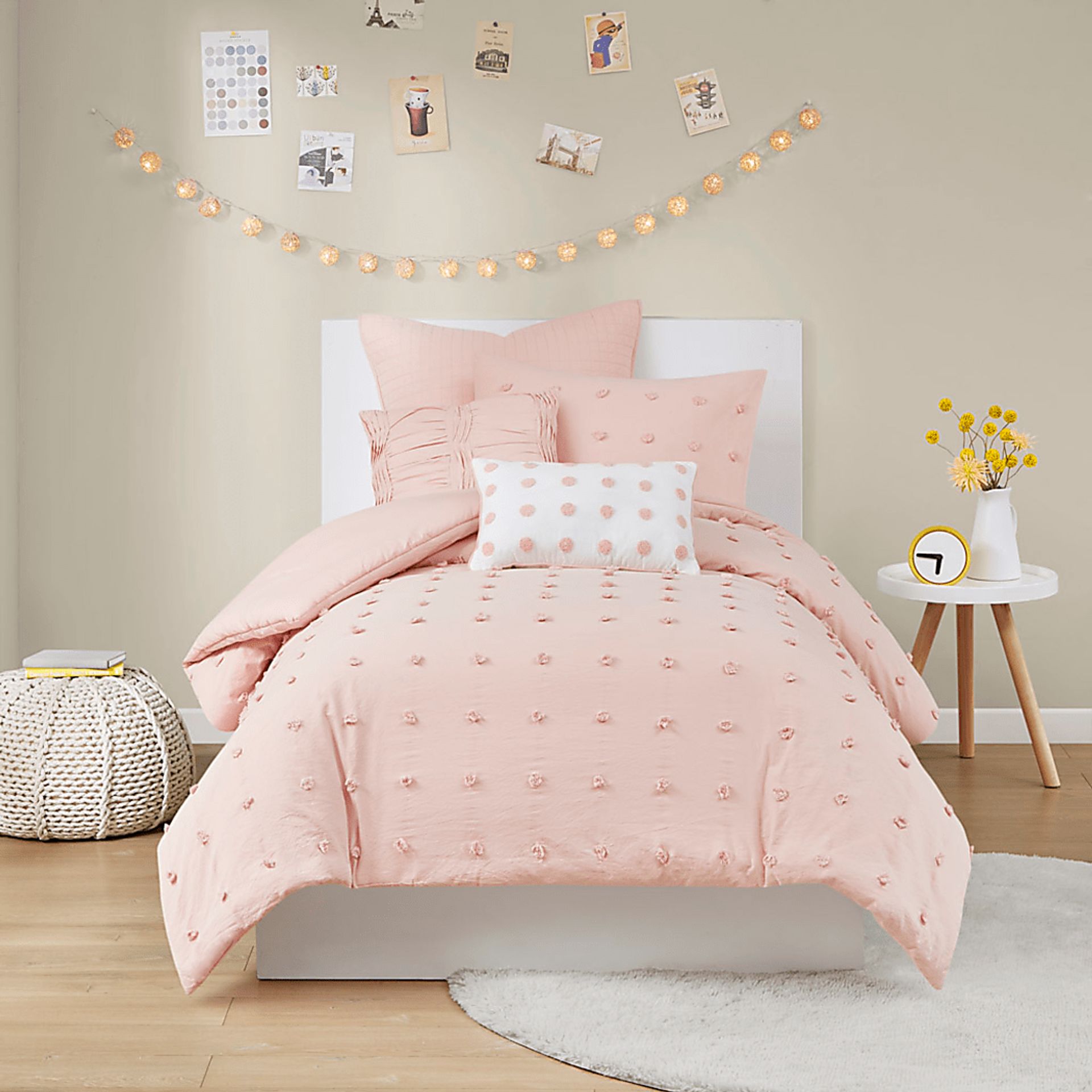 Stroelitz Pink 7 PC King/California King Duvet Set - Image 17