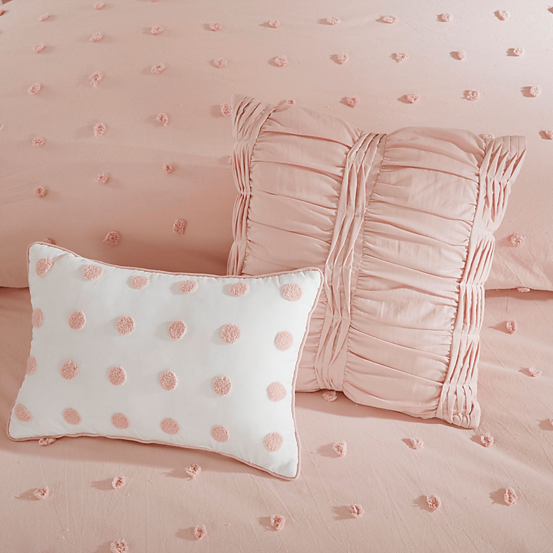 Stroelitz Pink 7 PC King/California King Duvet Set - Image 7