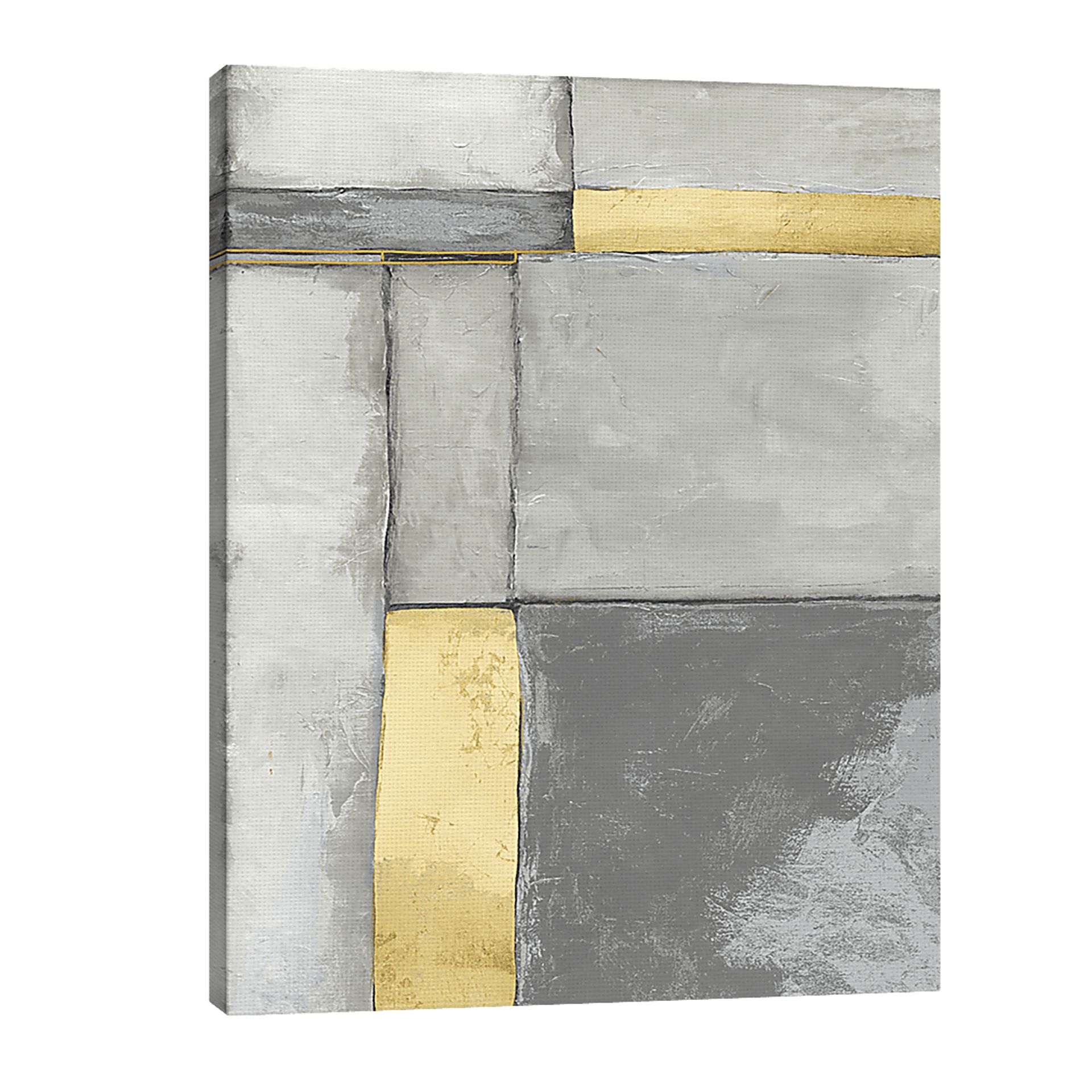 Strong Foundation I Gray Artwork - Image 2