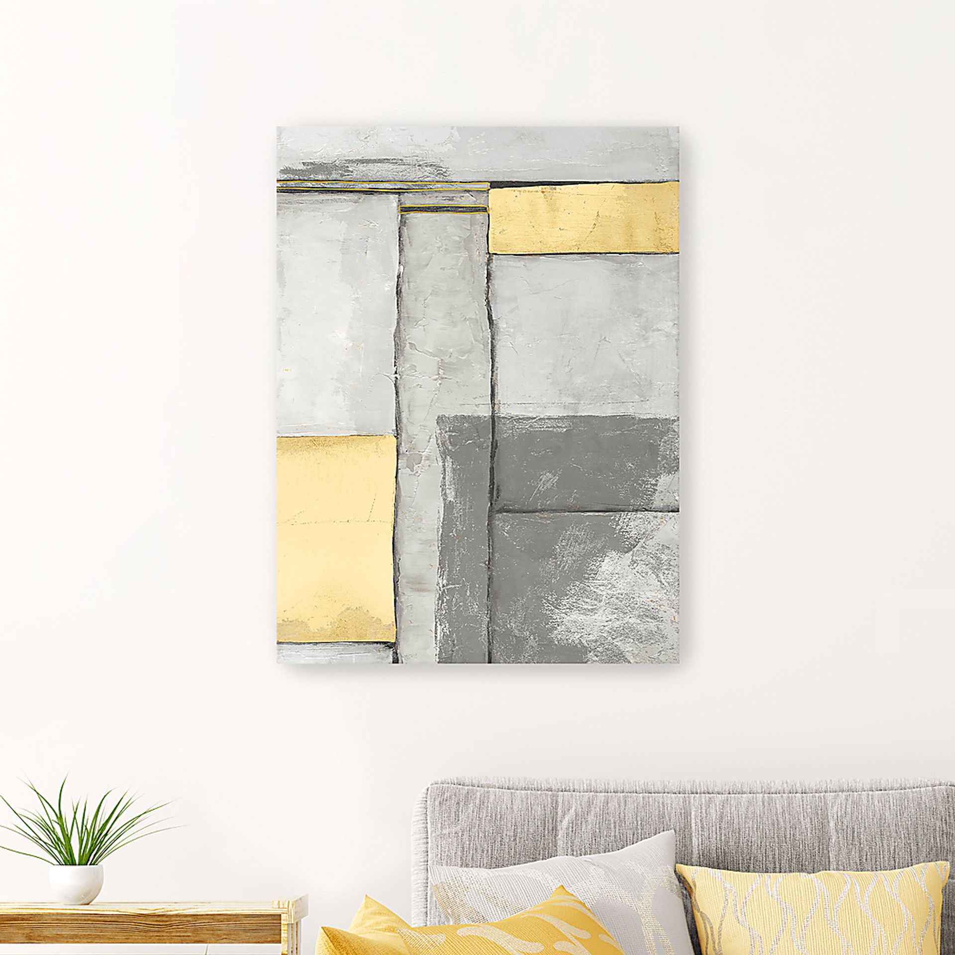 Strong Foundation II Gray Artwork - Image 3