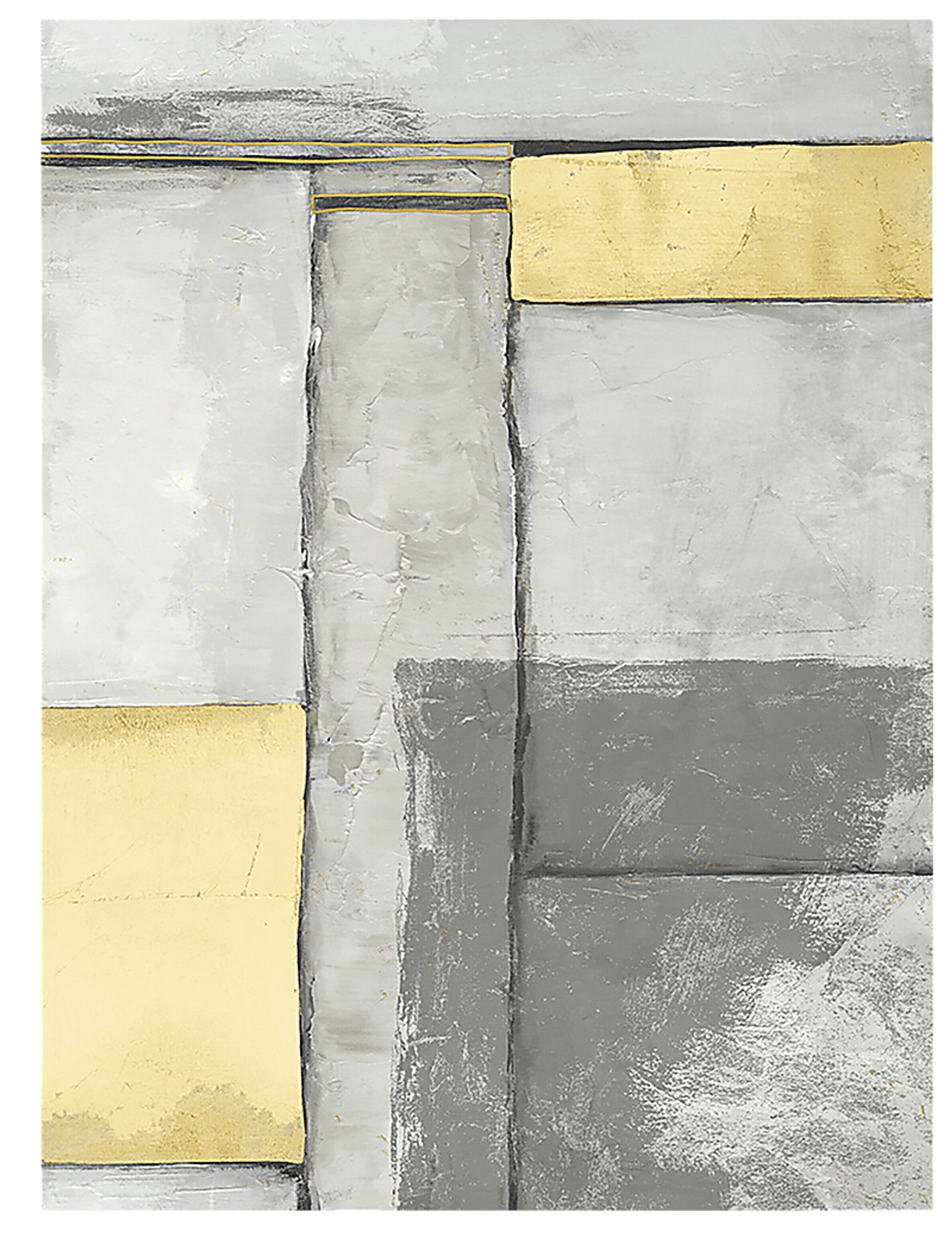 Strong Foundation II Gray Artwork - Image 1