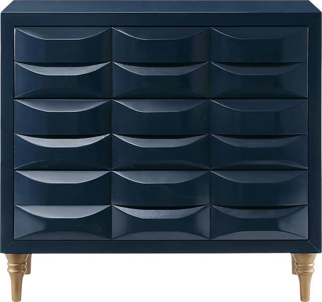 Strother Navy Accent Cabinet - Thumbnail - Image 2