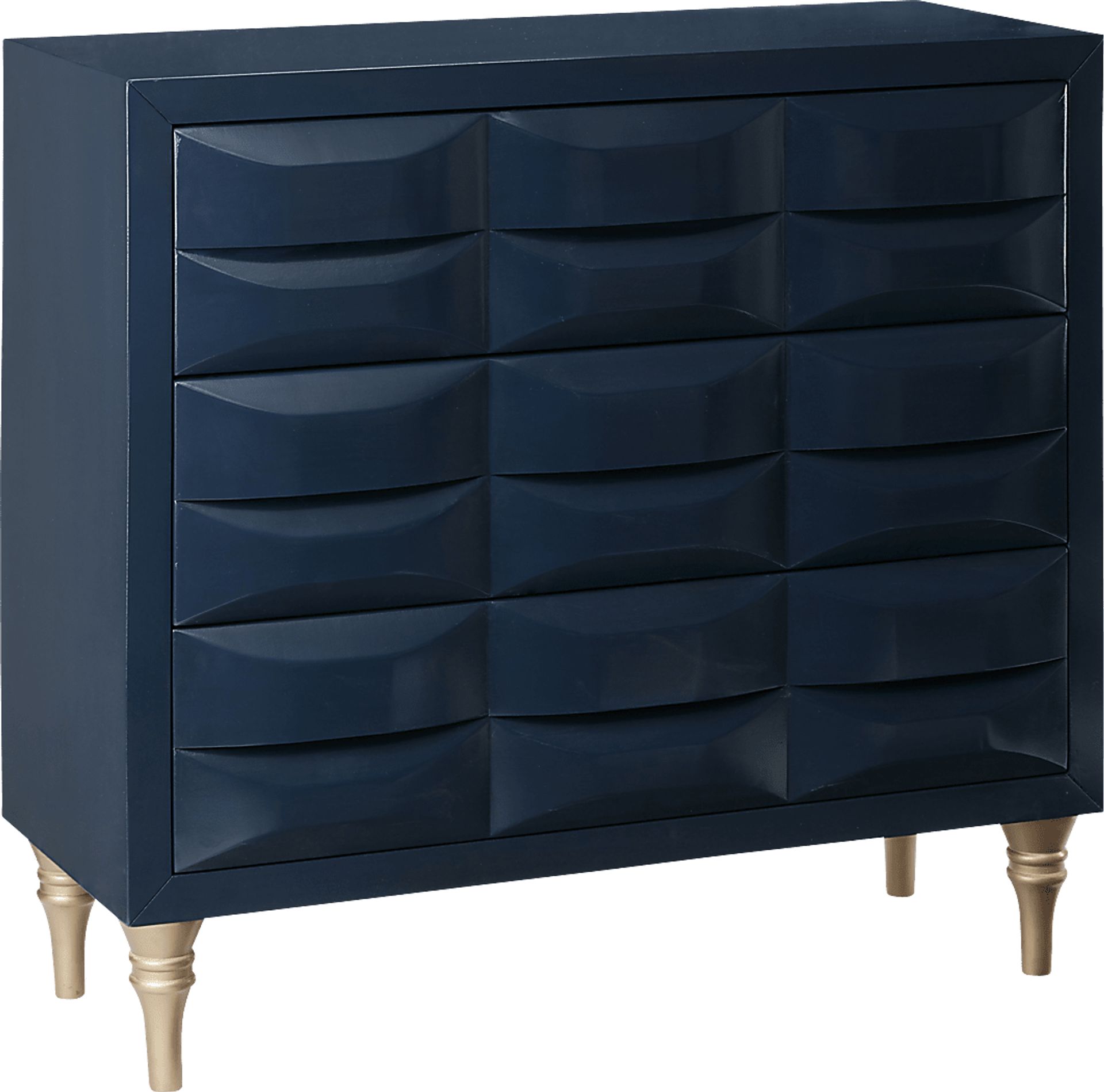 Strother Navy Accent Cabinet - Image 1