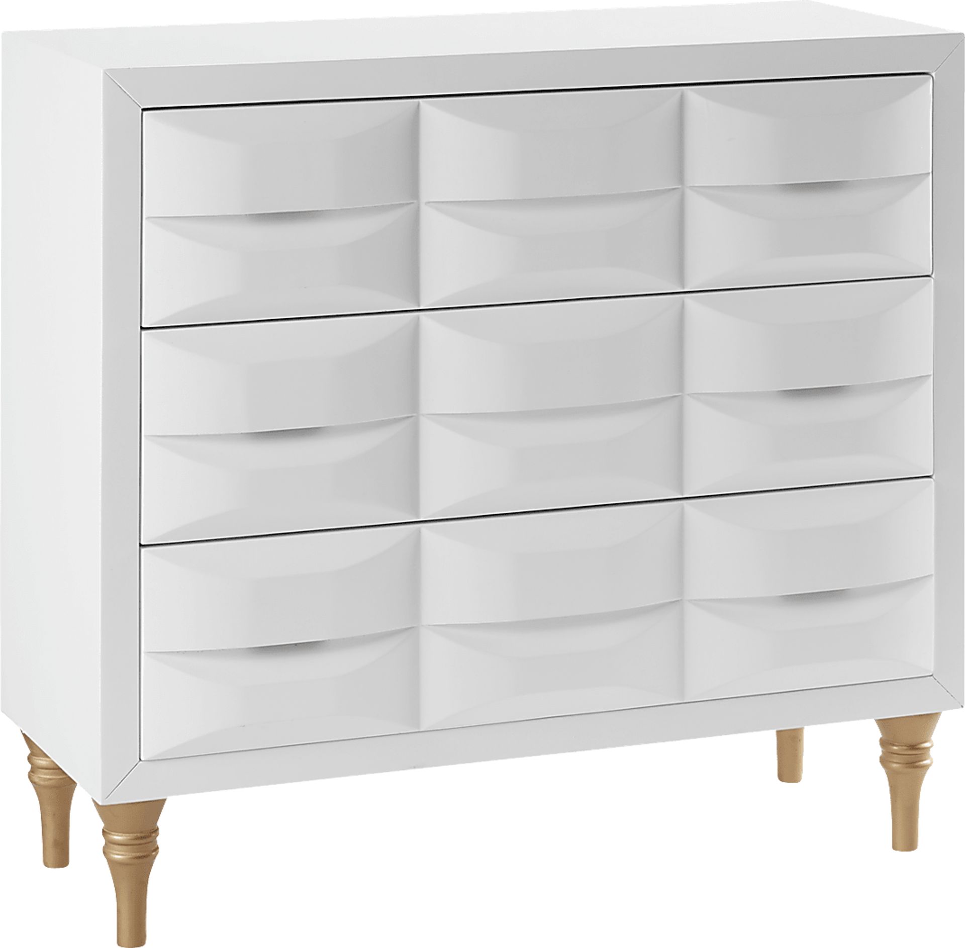 Strother White Accent Cabinet - Image 1