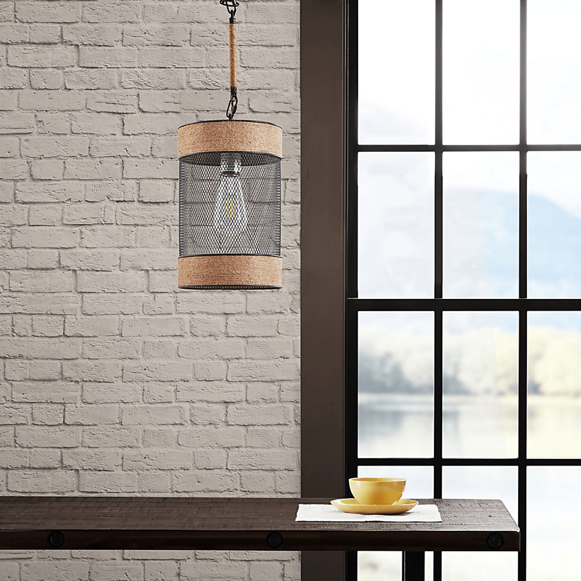 Strotter Oaks Natural Pendant Light - Image 5