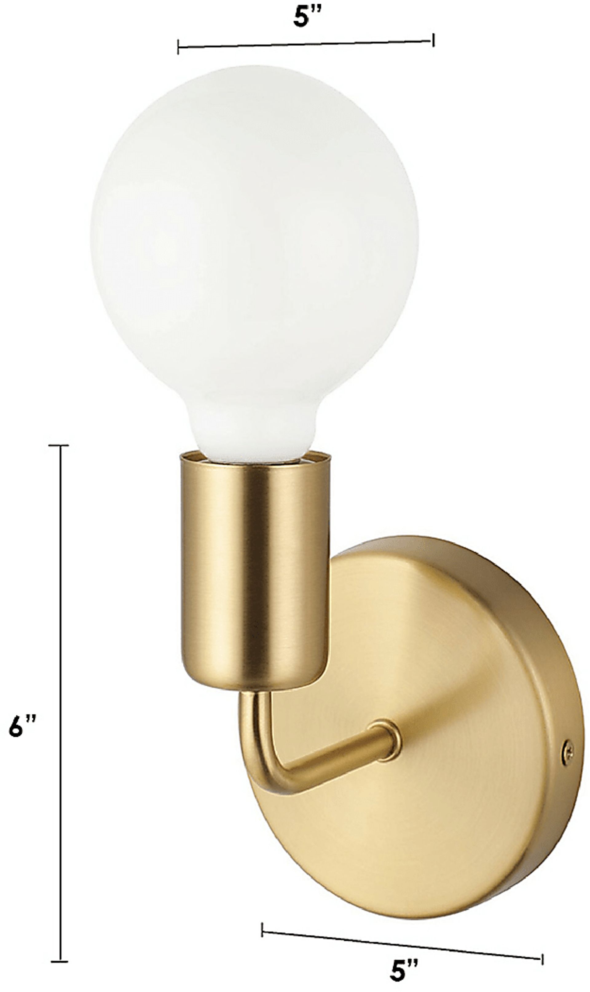 Stryker Oaks Brass Sconce - Image 3