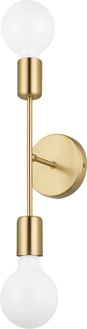 Stryker Oaks Gold Sconce