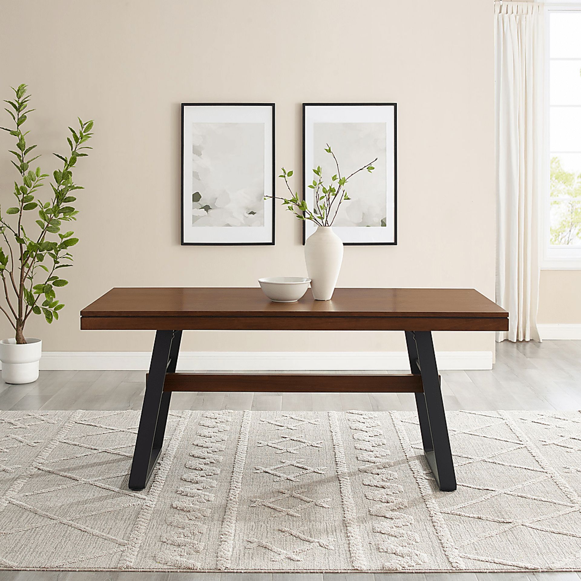 Stormdenn Walnut Dining Table - Image 2