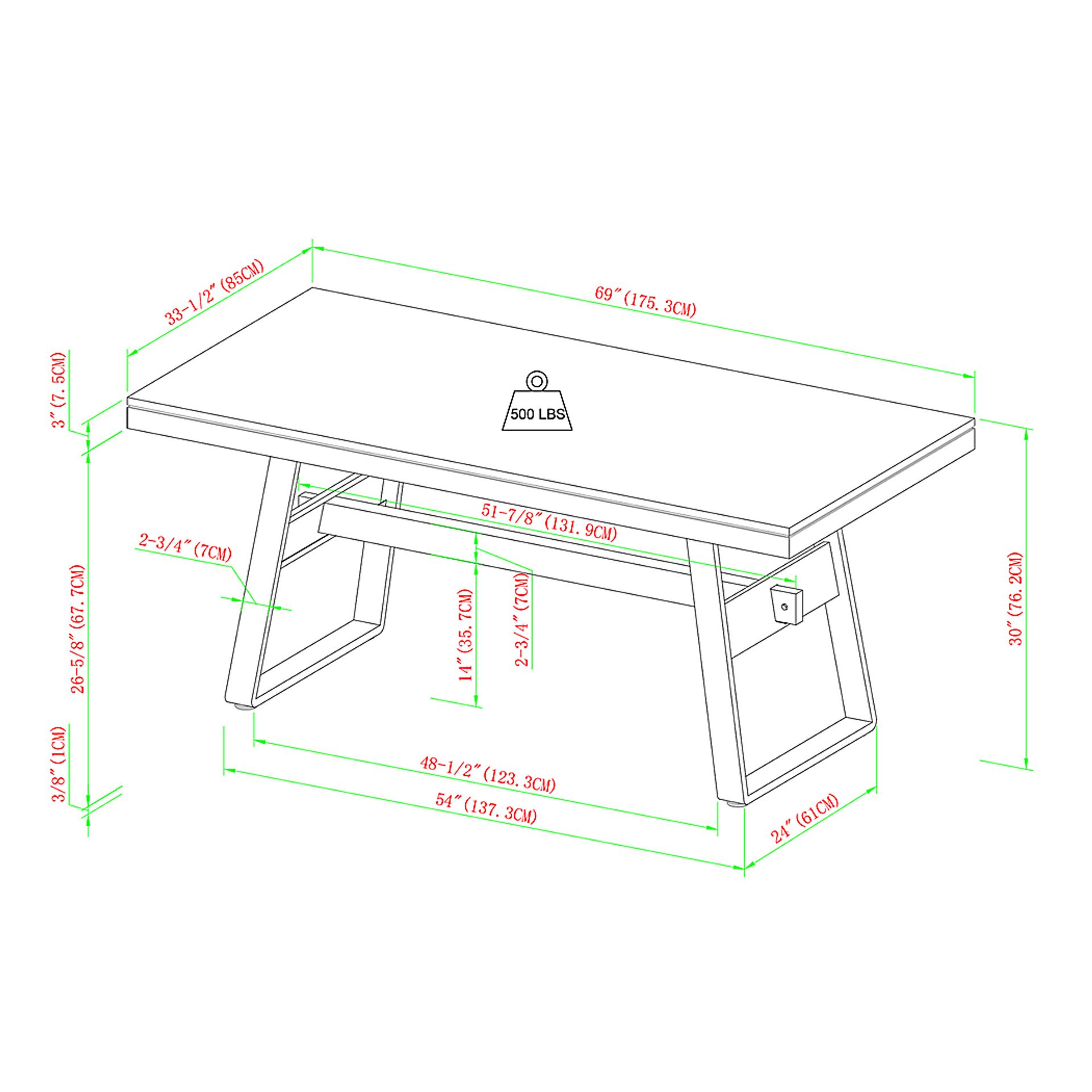 Stormdenn Walnut Dining Table - Image 6
