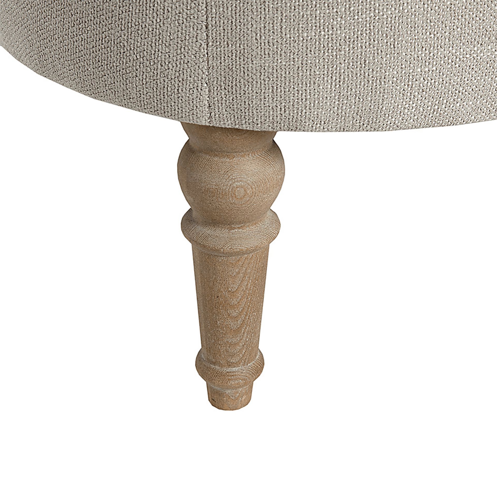 Studewood Linen Ottoman - Image 4