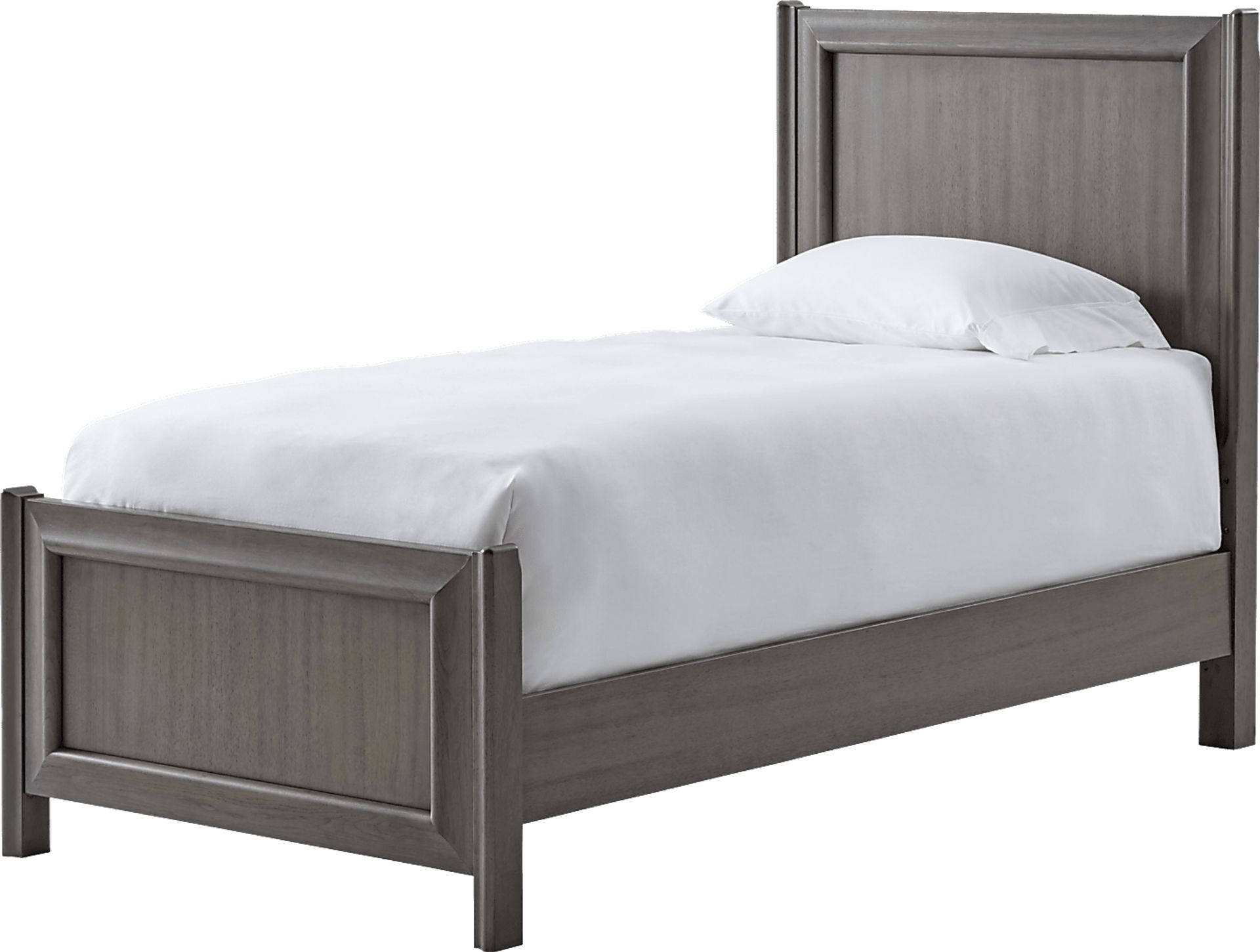 Studio Guild Gray 4 Pc Twin Panel Bed - Image 1