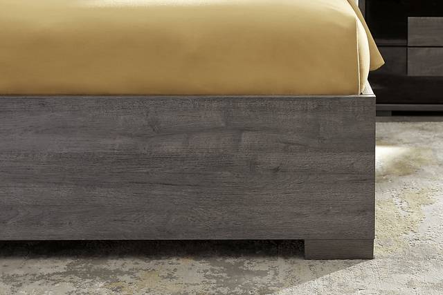 Studio Place Dark Gray 3 Pc King Panel Bed - Thumbnail - Image 4