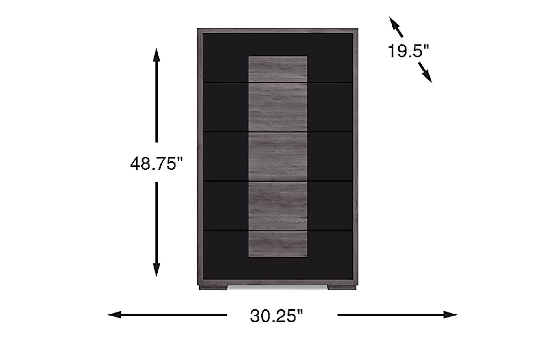 Dimension Image. Please refer to the Dimension Tab on this page for dimension details.