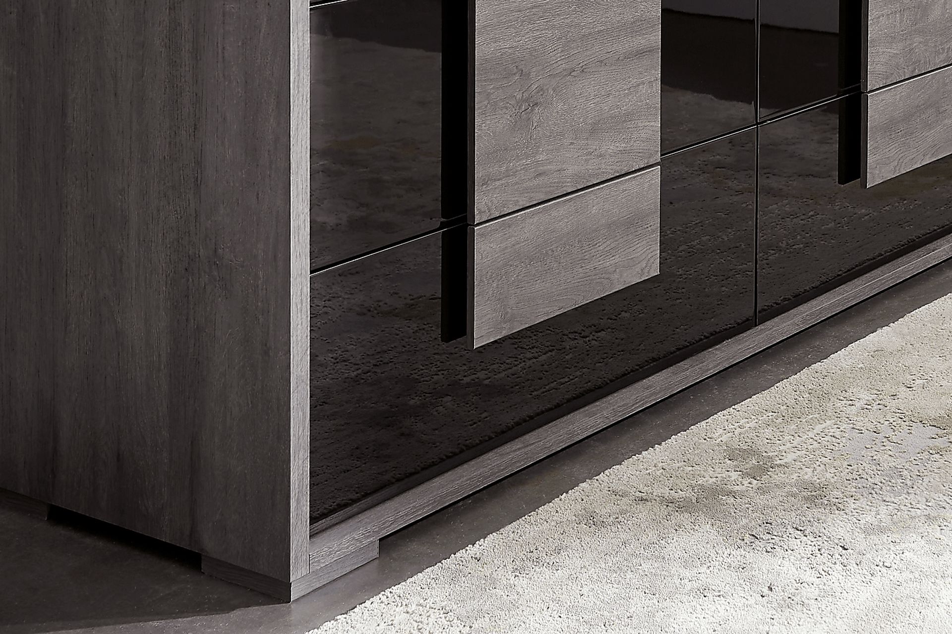 Studio Place Dark Gray 5 Pc King Panel Bedroom - Image 8