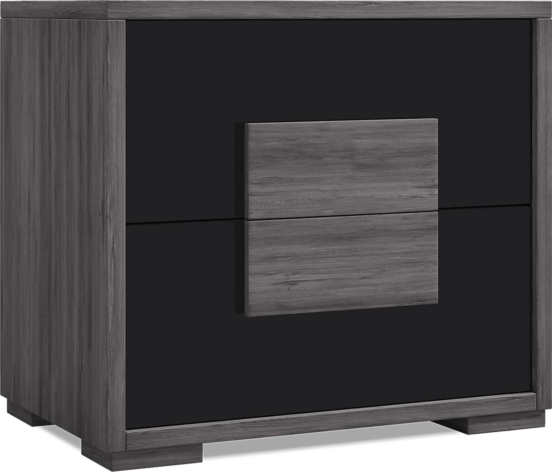 Studio Place Dark Gray Nightstand - Image 2