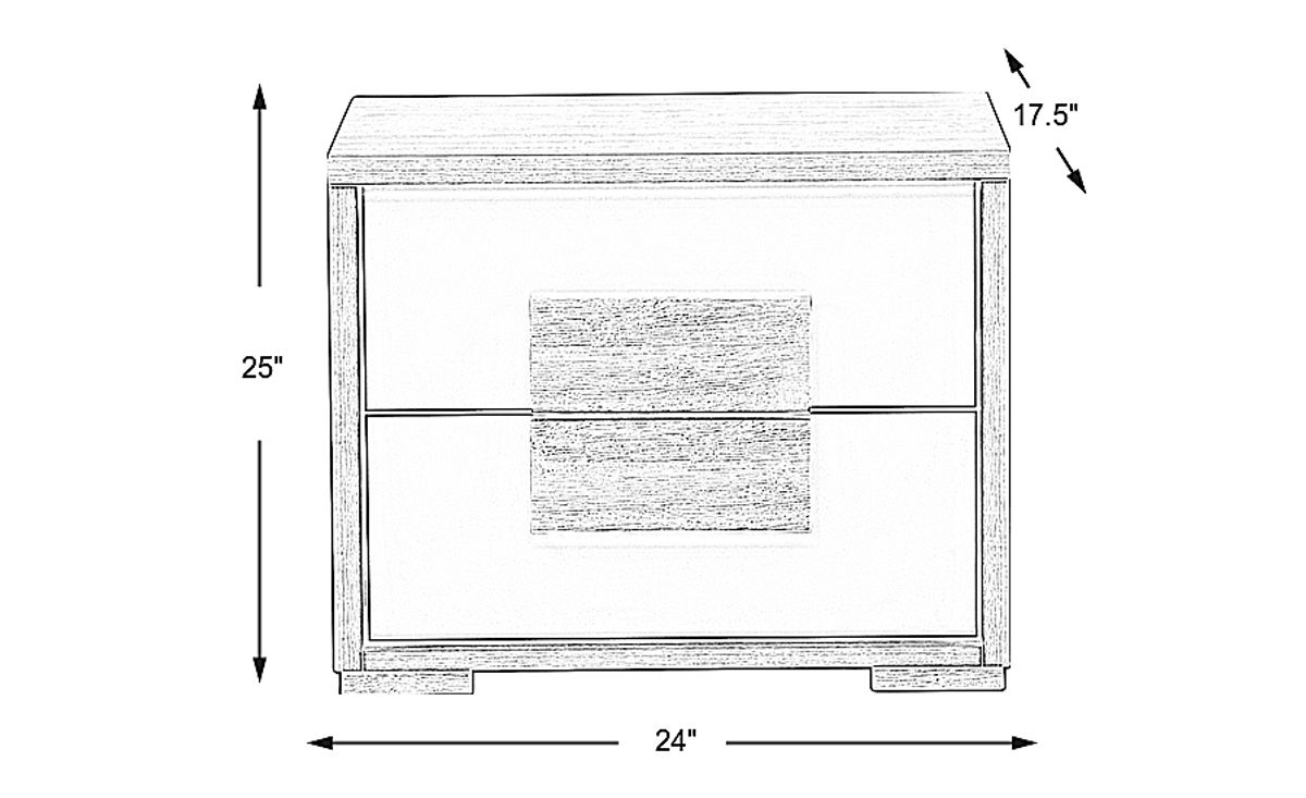 Studio Place Dark Gray Nightstand Rooms to Go