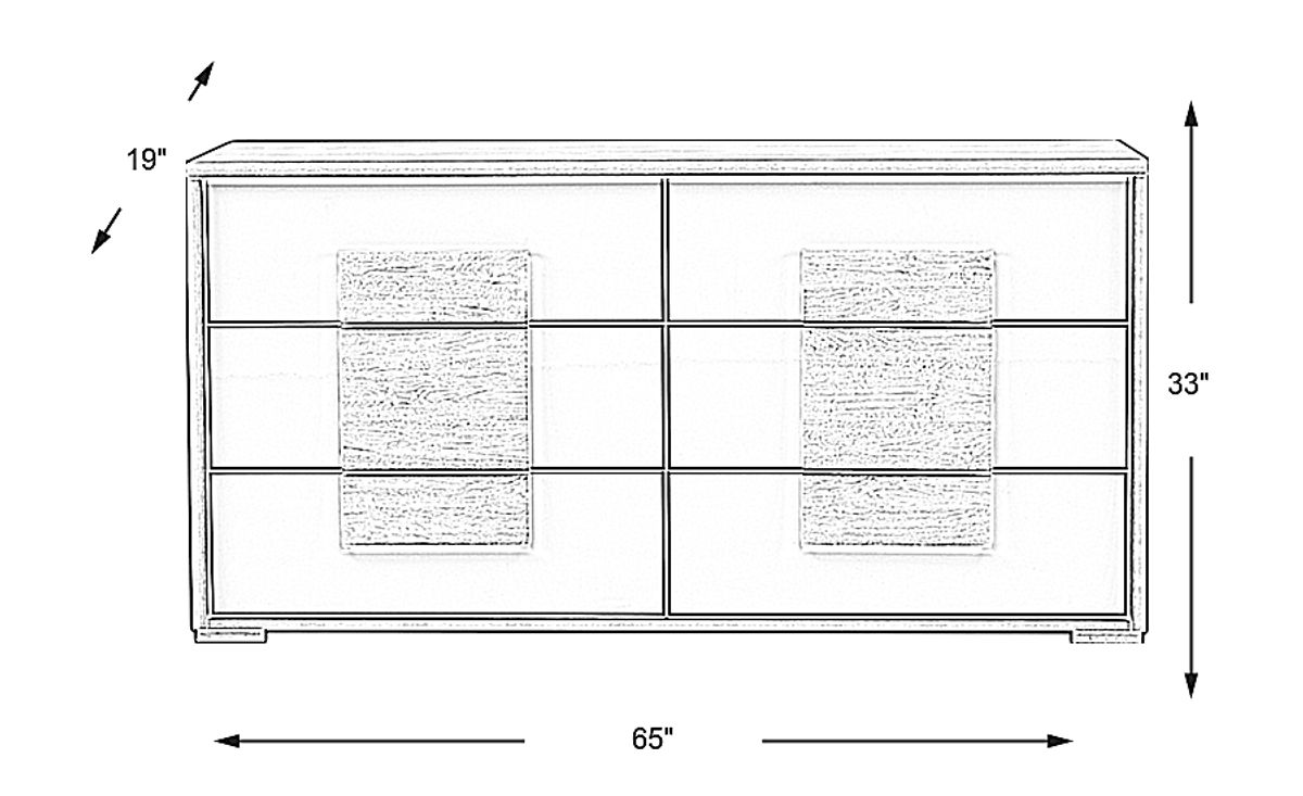Studio Place Silver Gray Dresser Rooms to Go
