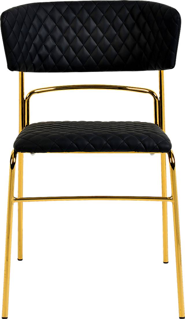 Stull Black Dining Chair, Set of 2 - Thumbnail - Image 3