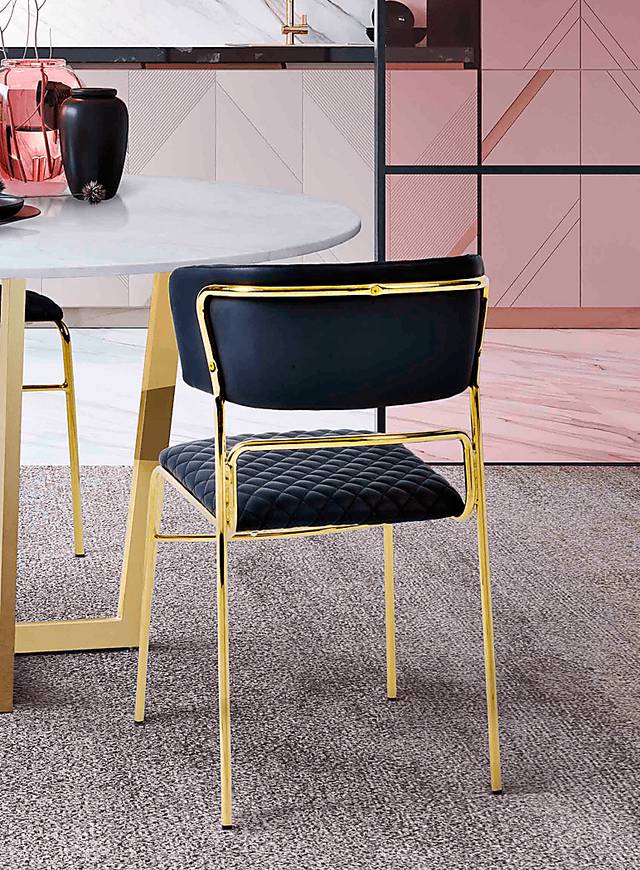 Stull Black Dining Chair, Set of 2 - Thumbnail - Image 8