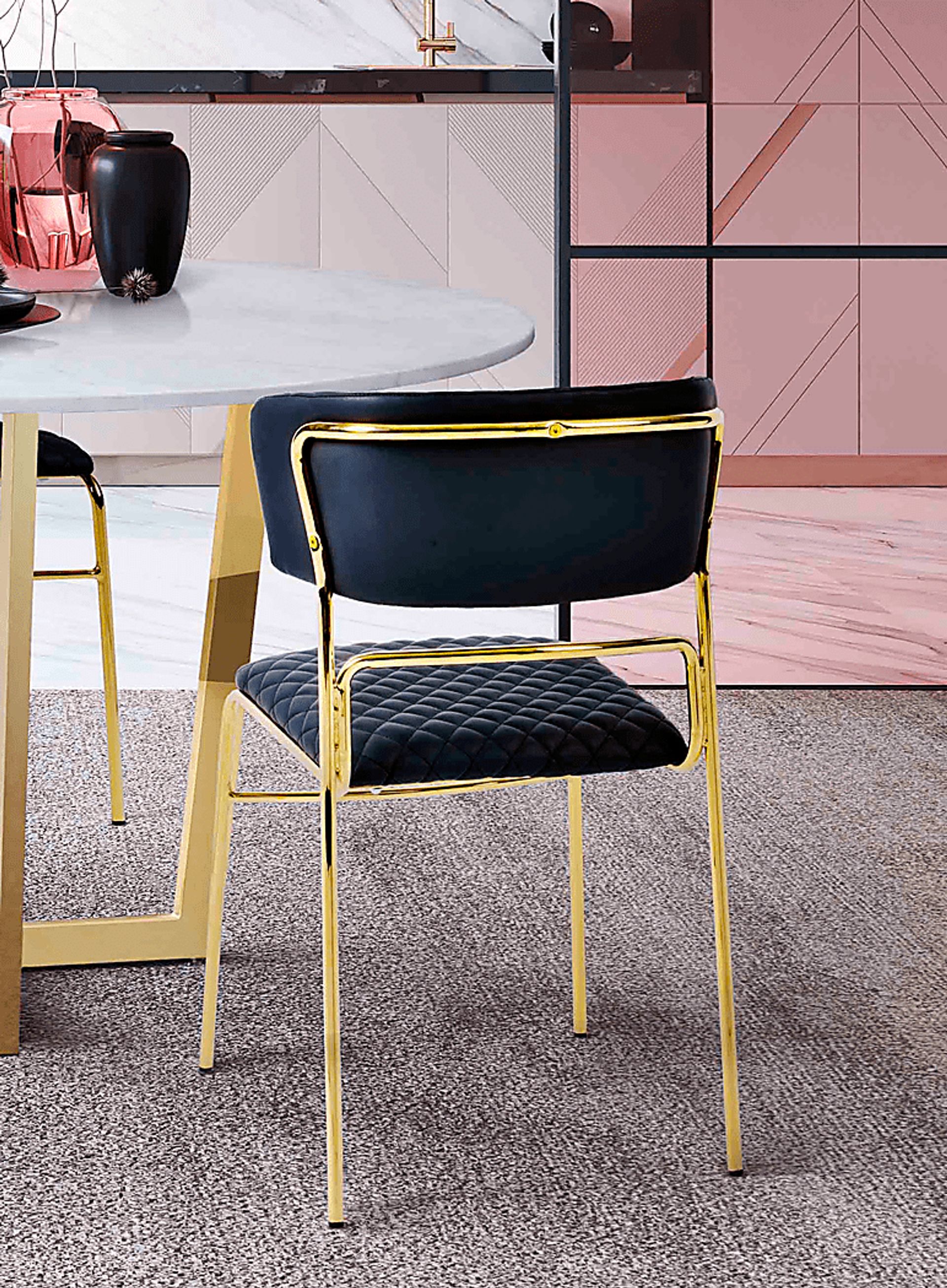 Stull Black Dining Chair, Set of 2 - Image 8