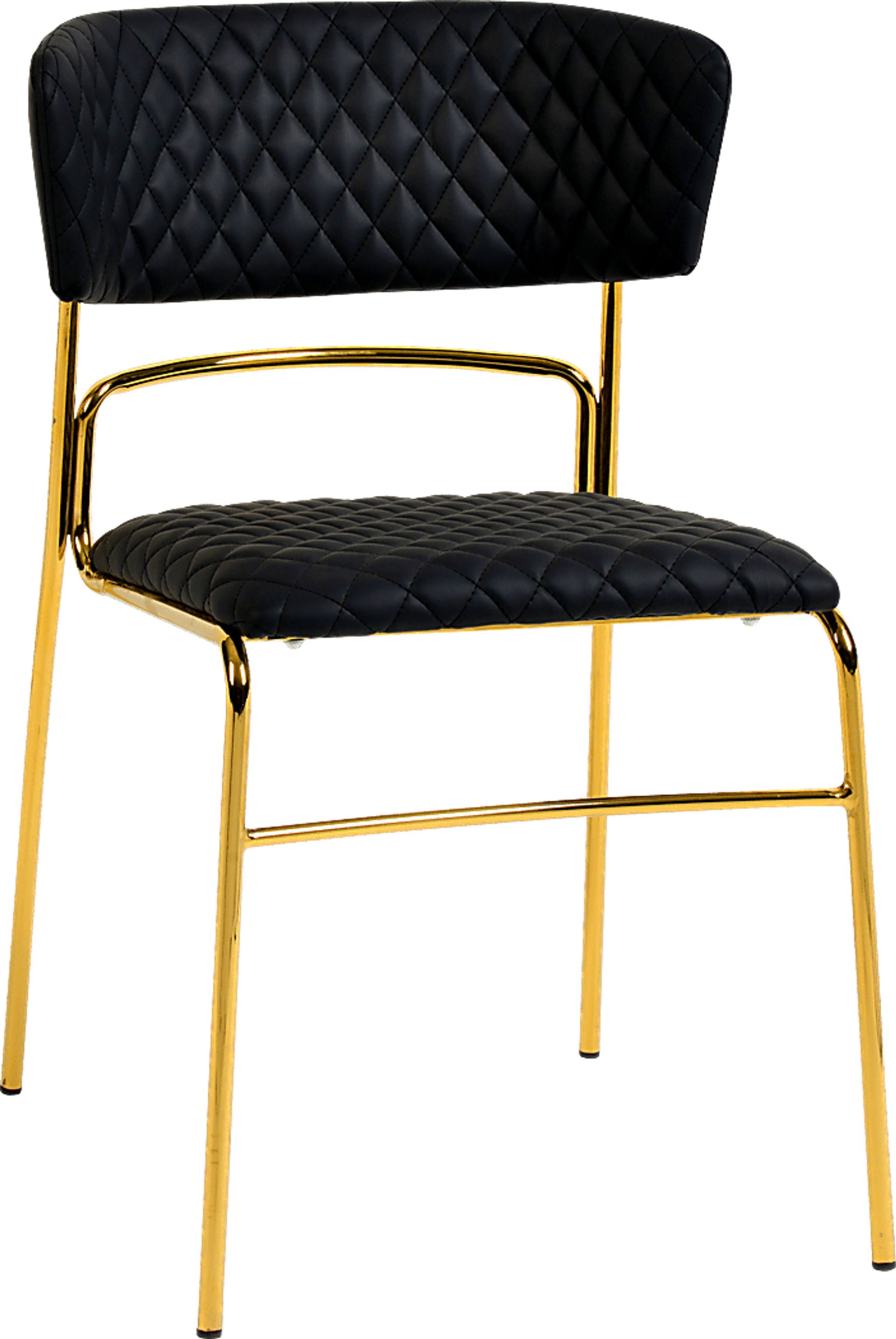Stull Black Dining Chair, Set of 2 - Image 1