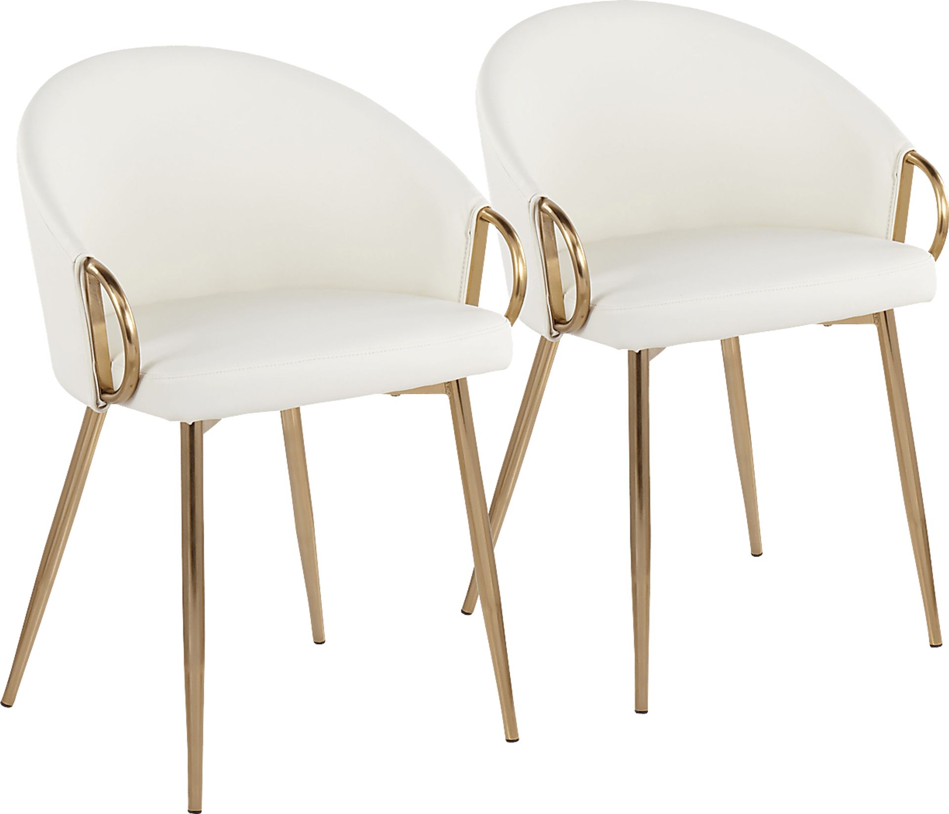Stumberg I White Dining Chair, Set of 2 - Image 1