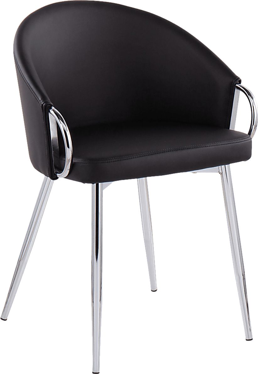 Stumberg II Black Dining Chair, Set of 2