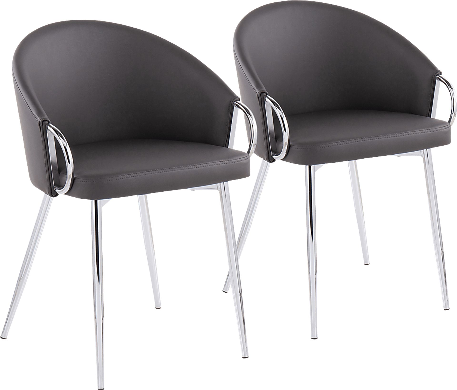 Stumberg II Gray Dining Chair, Set of 2 - Image 1