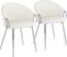 Stumberg II White Dining Chair, Set of 2