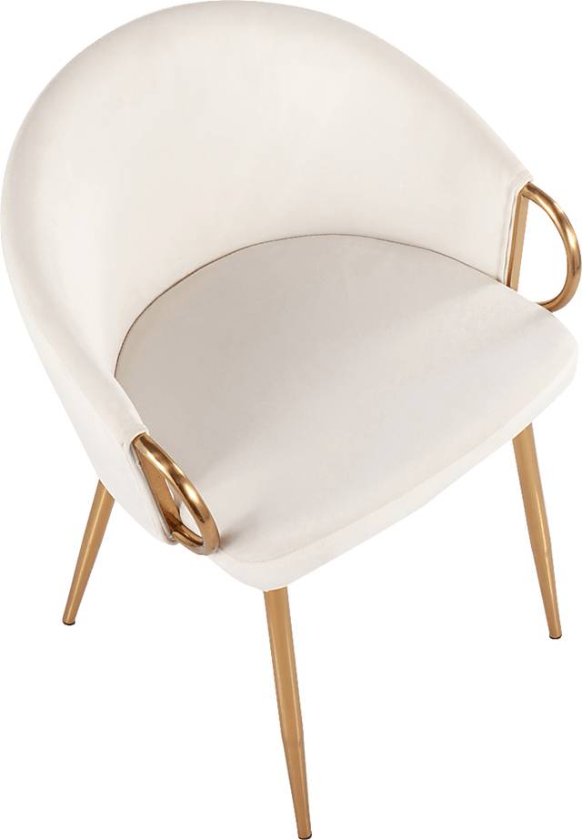 Stumberg III Cream Dining Chair, Set of 2 - Thumbnail - Image 7