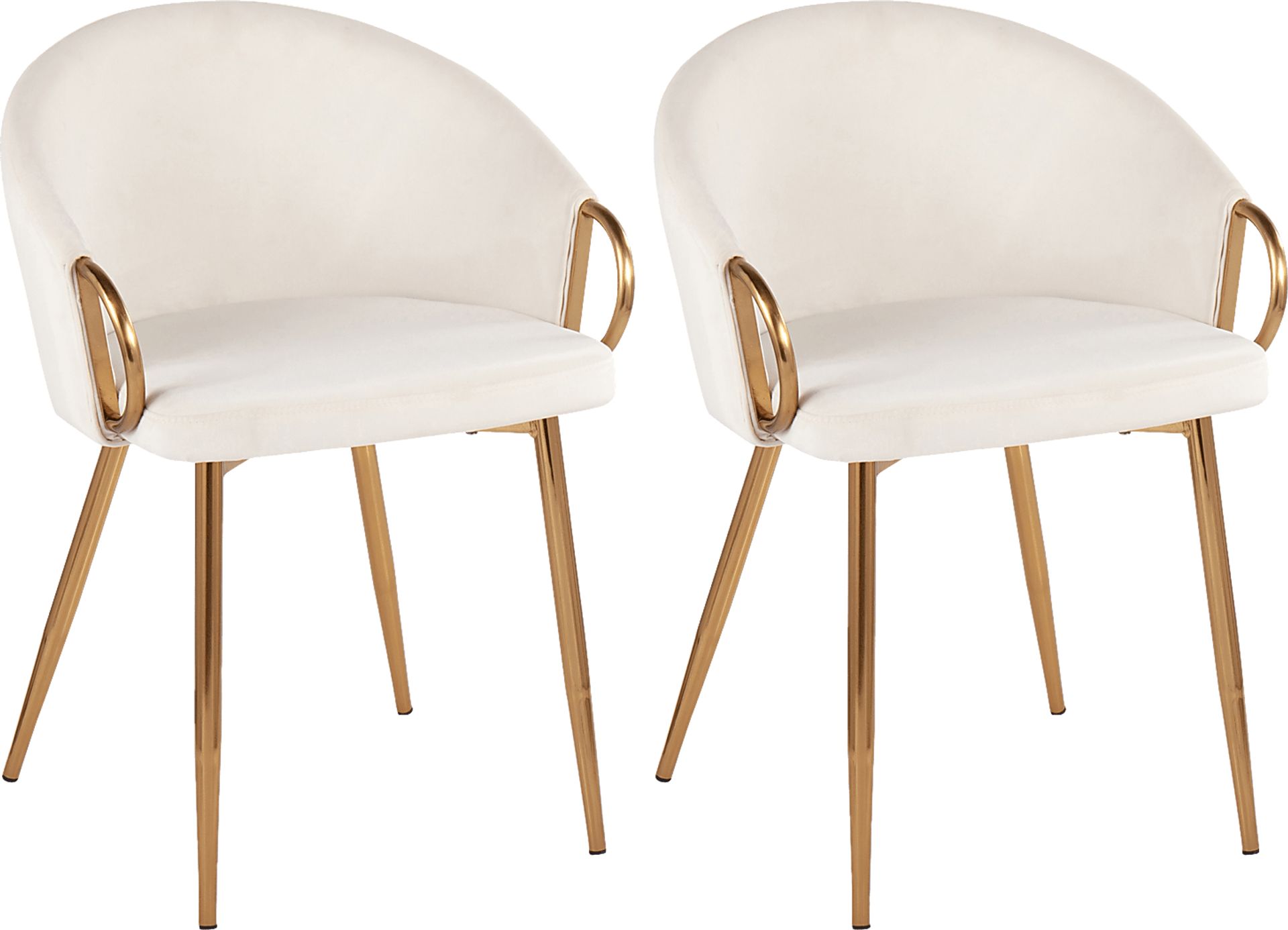 Stumberg III Cream Dining Chair, Set of 2 - Image 1