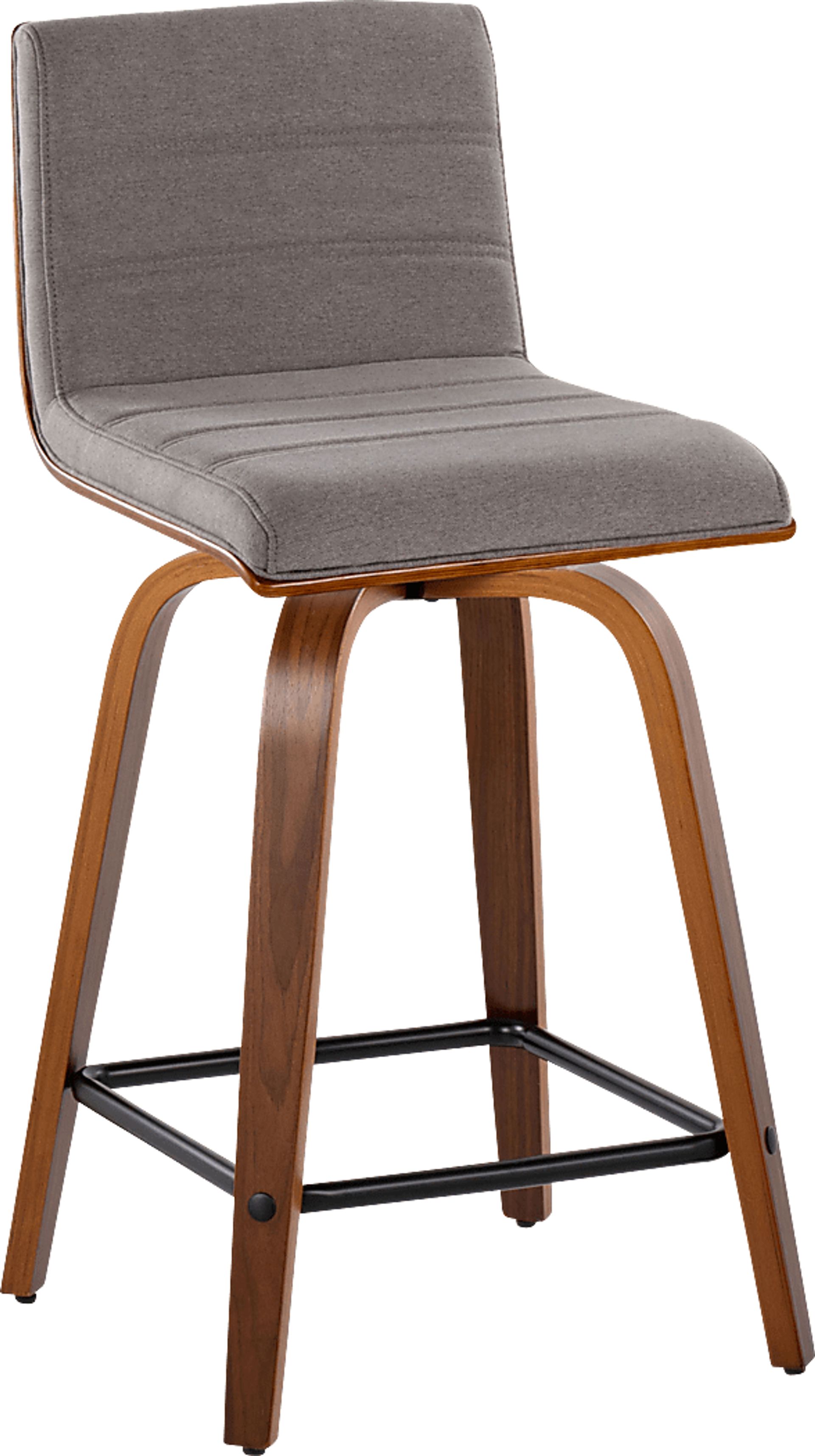 Sturfield II Gray Swivel Counter Height Stool, Set of 2 - Image 3