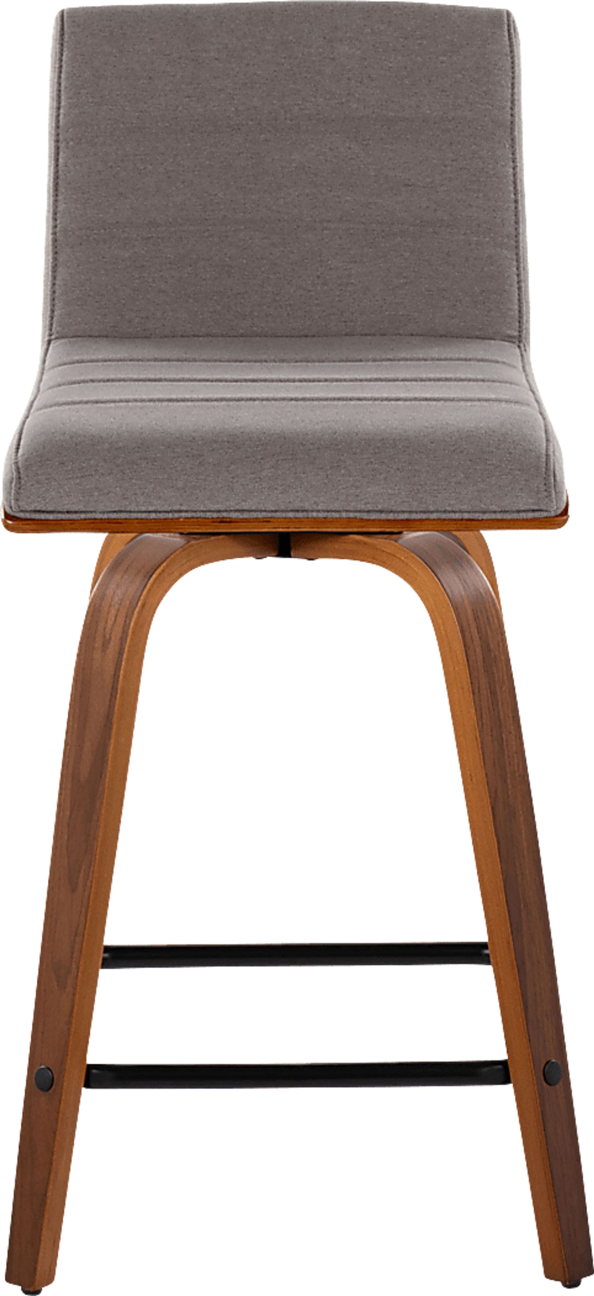 Sturfield II Gray Swivel Counter Height Stool, Set of 2 - Image 4