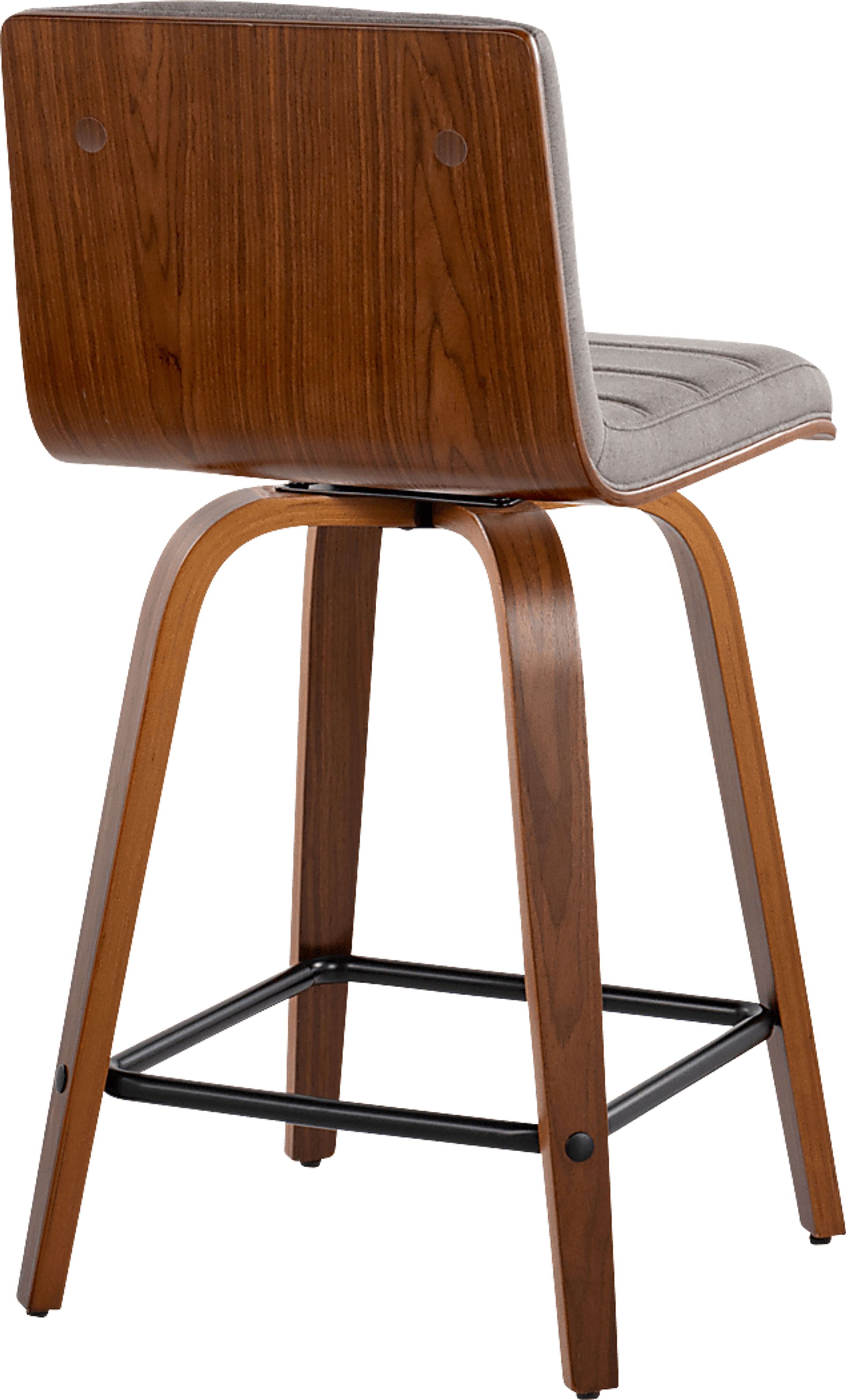 Sturfield II Gray Swivel Counter Height Stool, Set of 2 - Image 6
