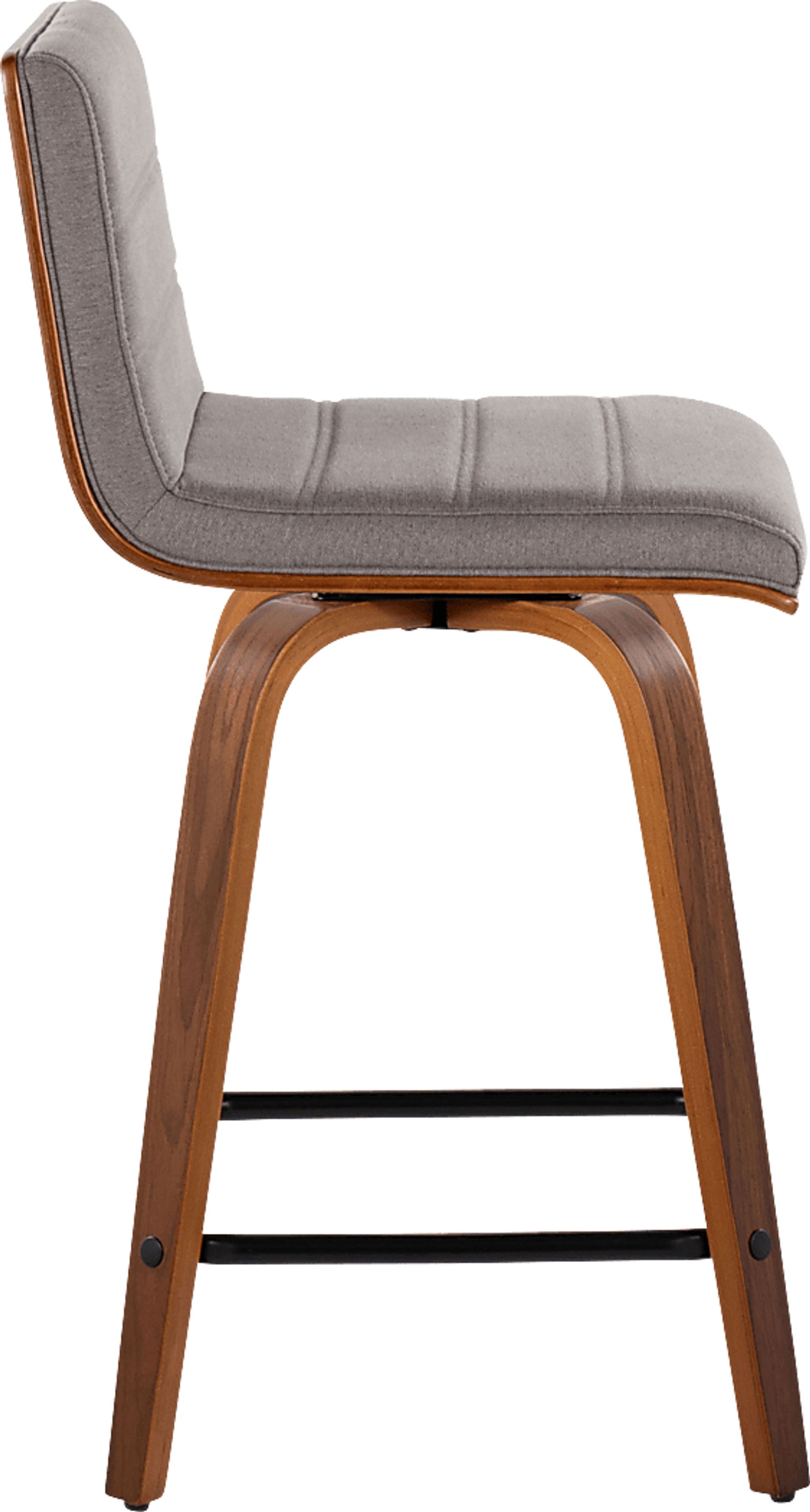 Sturfield II Gray Swivel Counter Height Stool, Set of 2 - Image 7