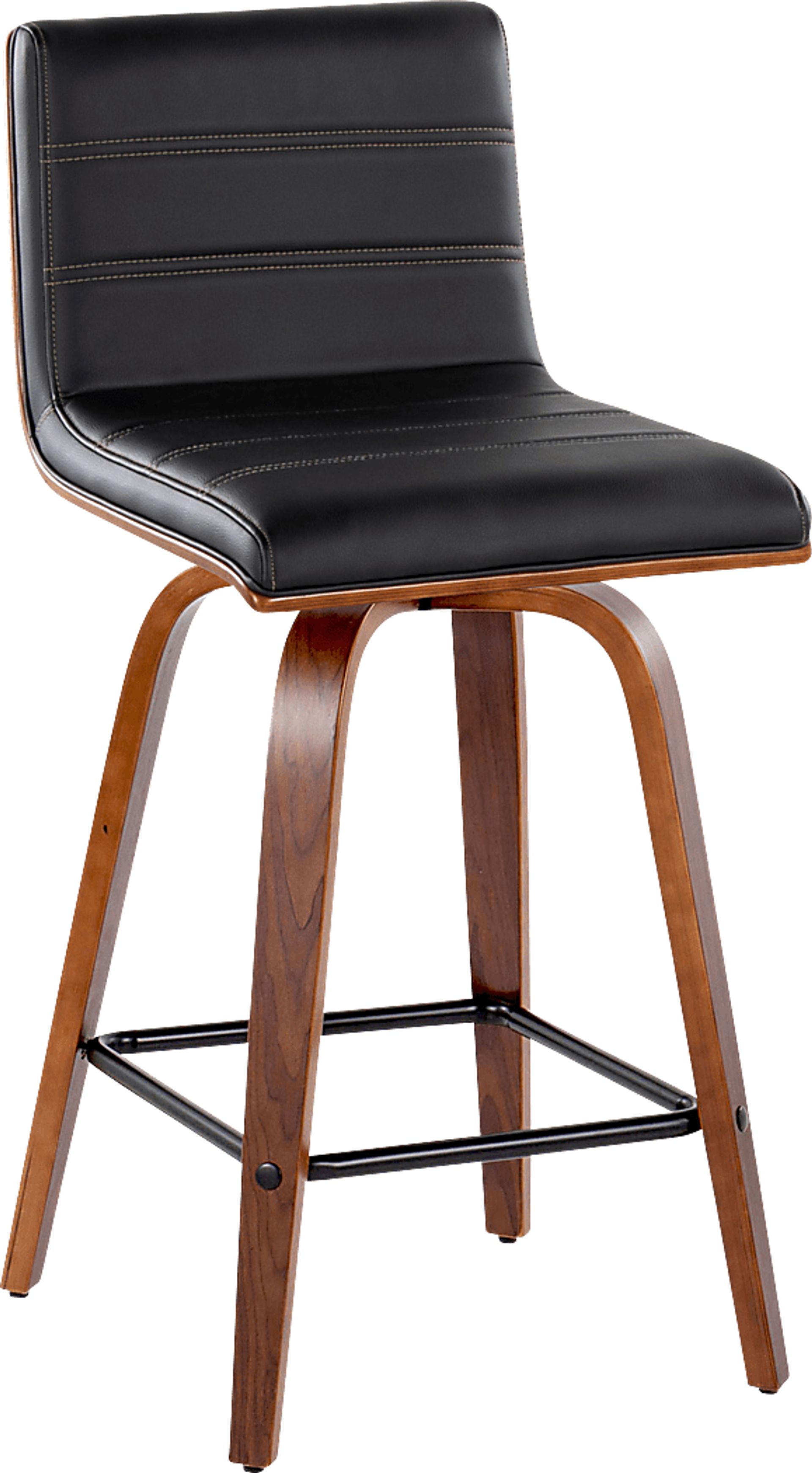 Sturfield III Black Swivel Counter Height Stool, Set of 2 - Image 3