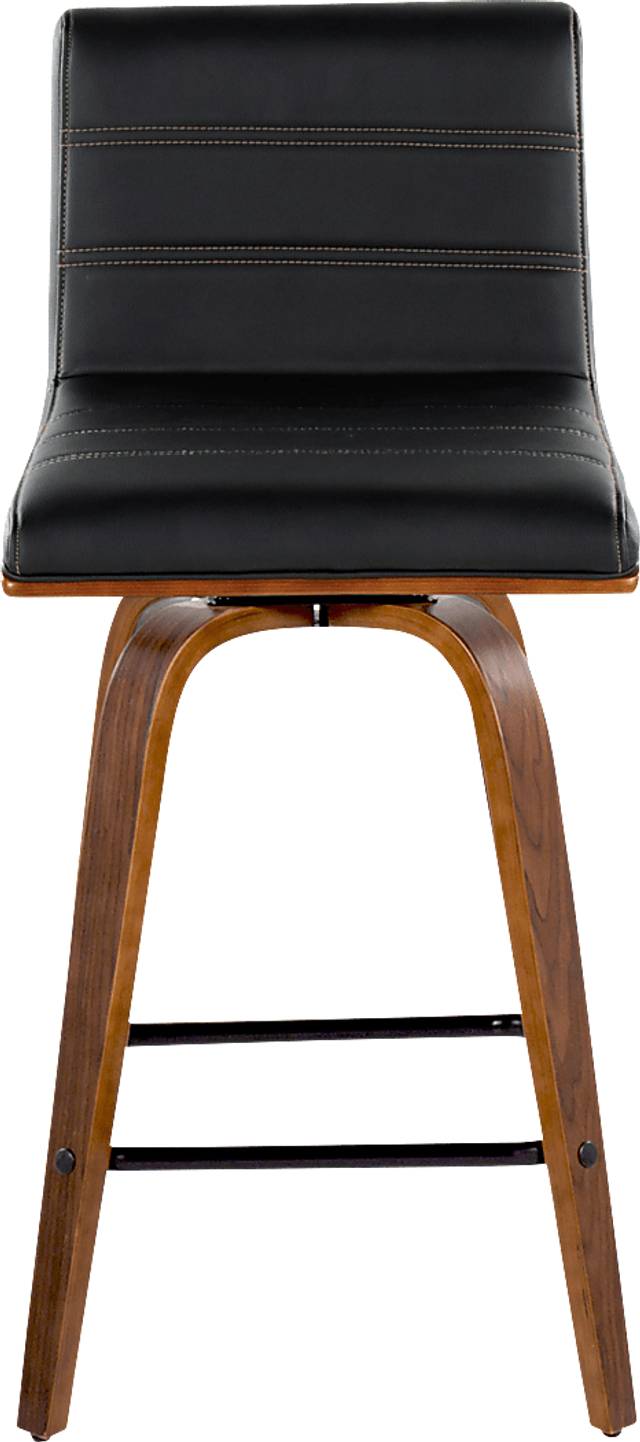 Sturfield III Black Swivel Counter Height Stool, Set of 2 - Thumbnail - Image 4