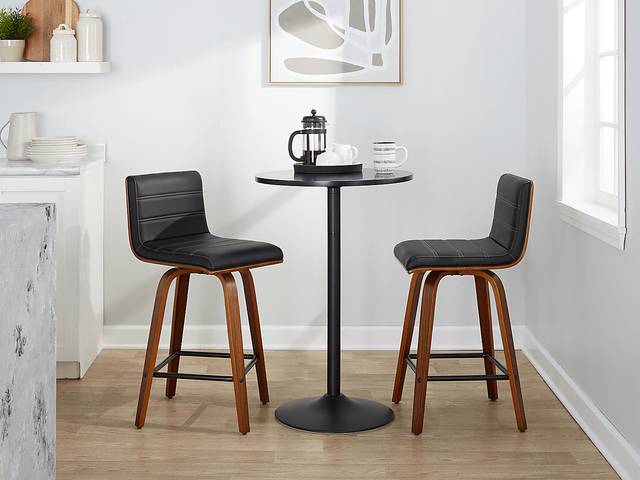 Sturfield III Black Swivel Counter Height Stool, Set of 2 - Thumbnail - Image 9