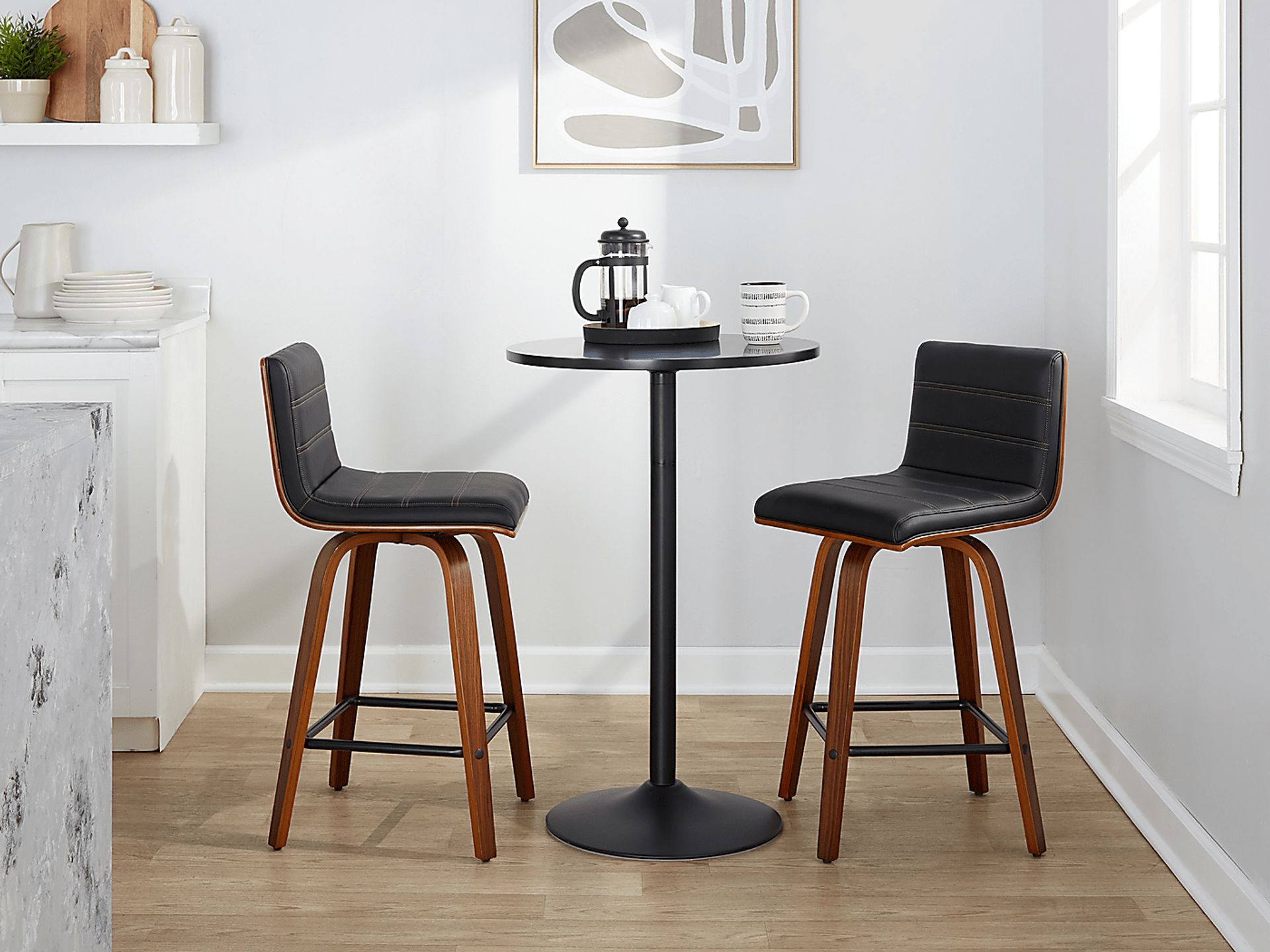Sturfield III Black Swivel Counter Height Stool, Set of 2 - Image 10
