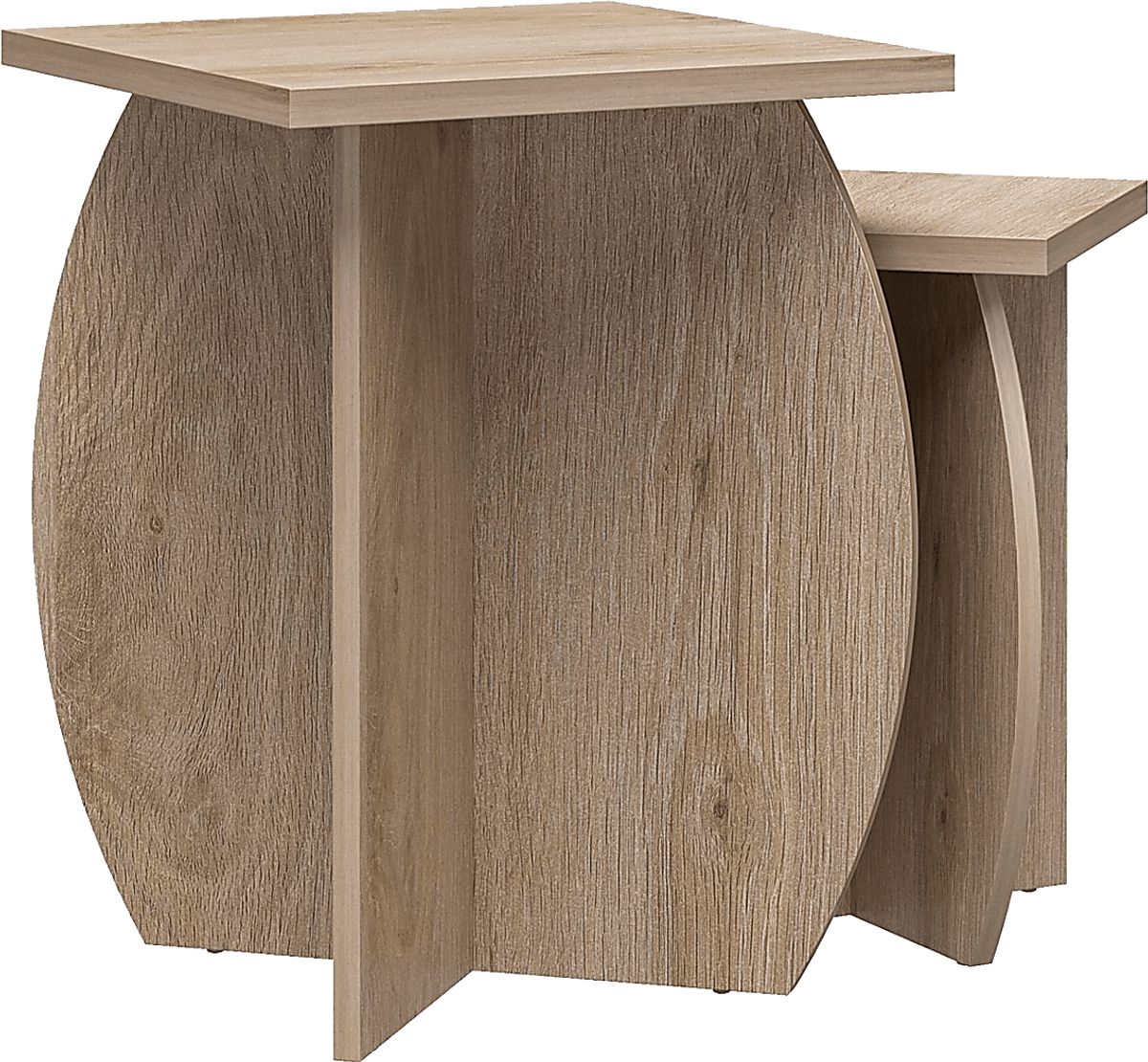 Sturgreen Oak Dark Wood,Light Wood Nesting End Table Rooms to Go