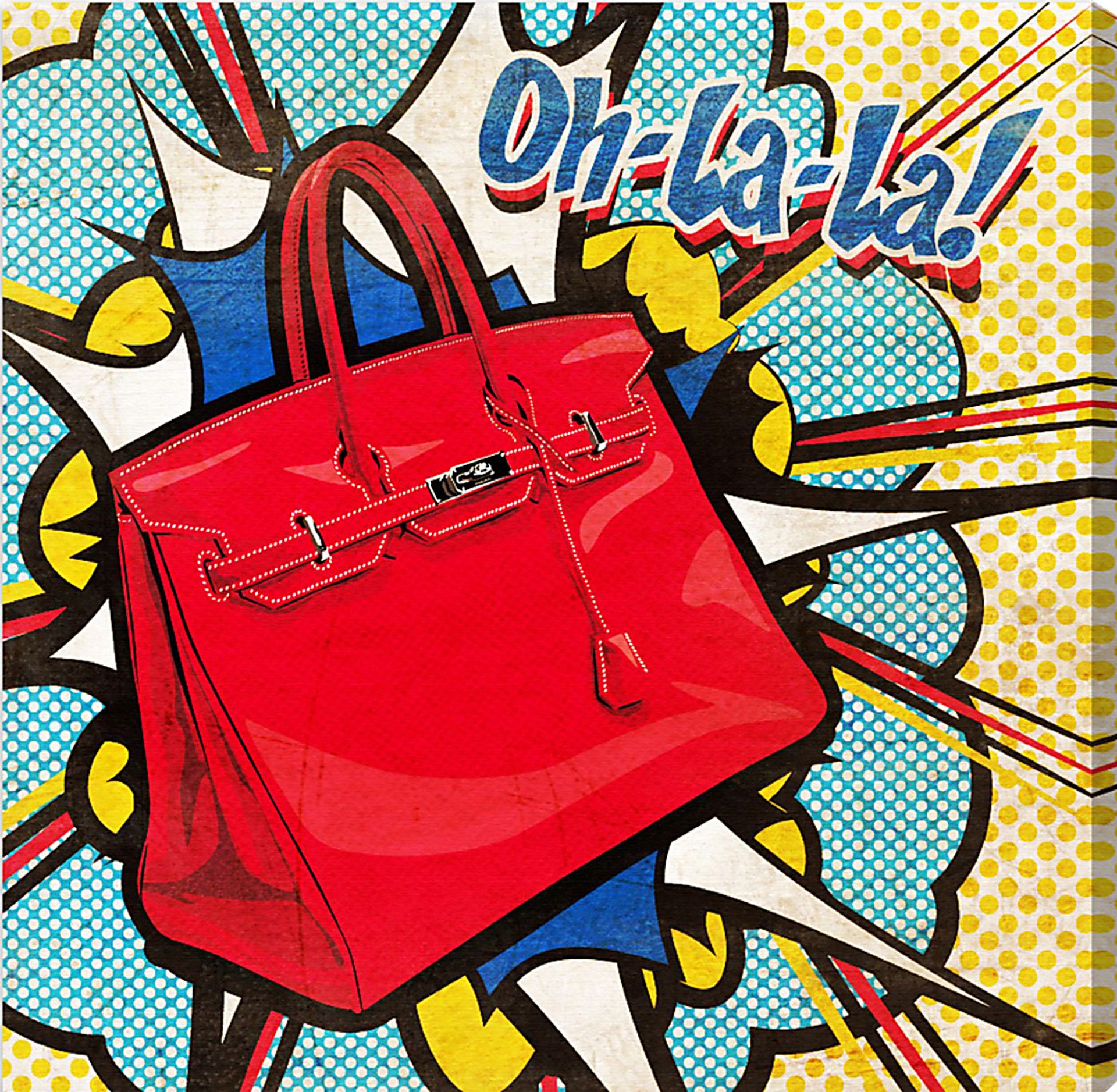 Stylish Satchel Tan Artwork - Image 1
