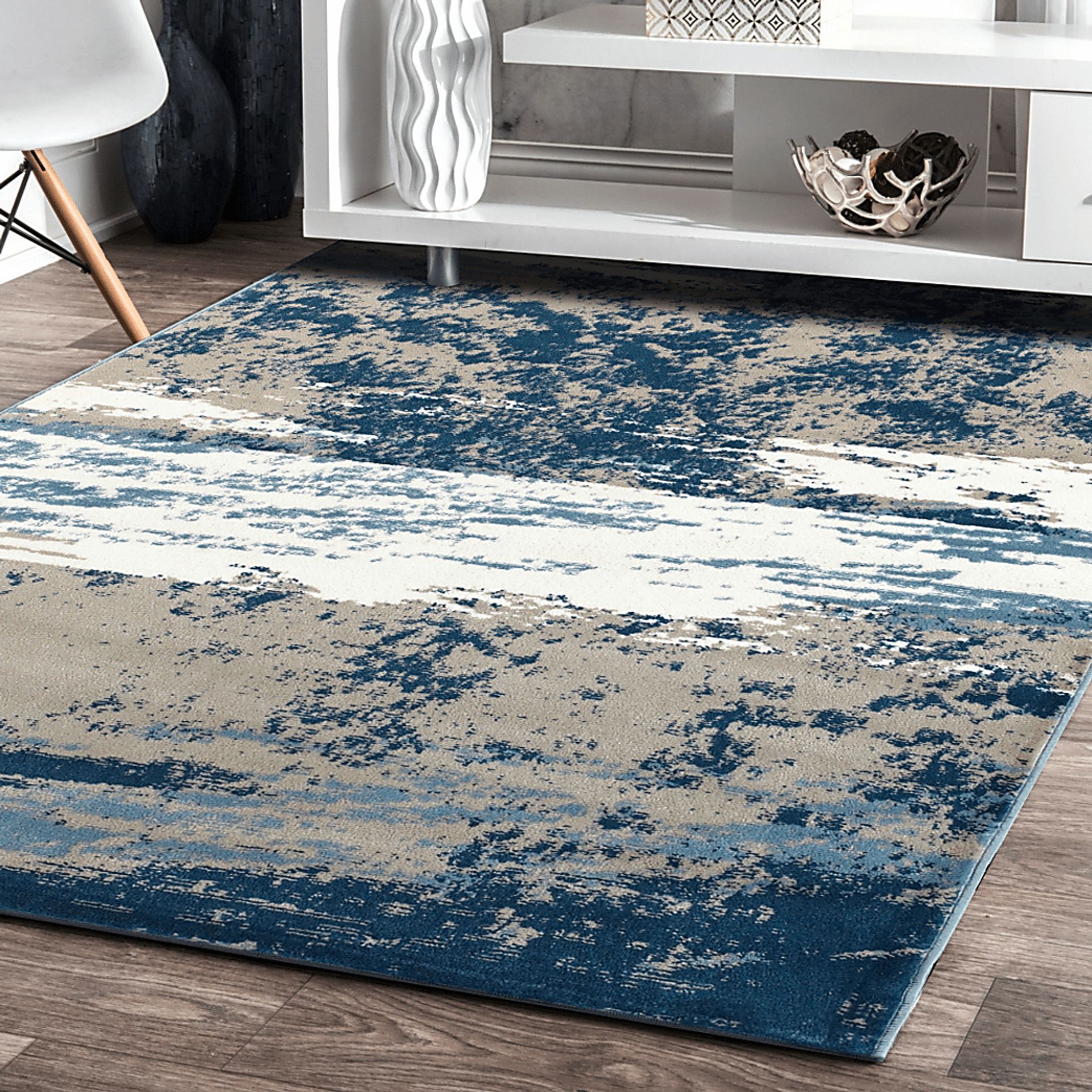 Stynas Blue 7'9 x 9'5 Rug - Image 3