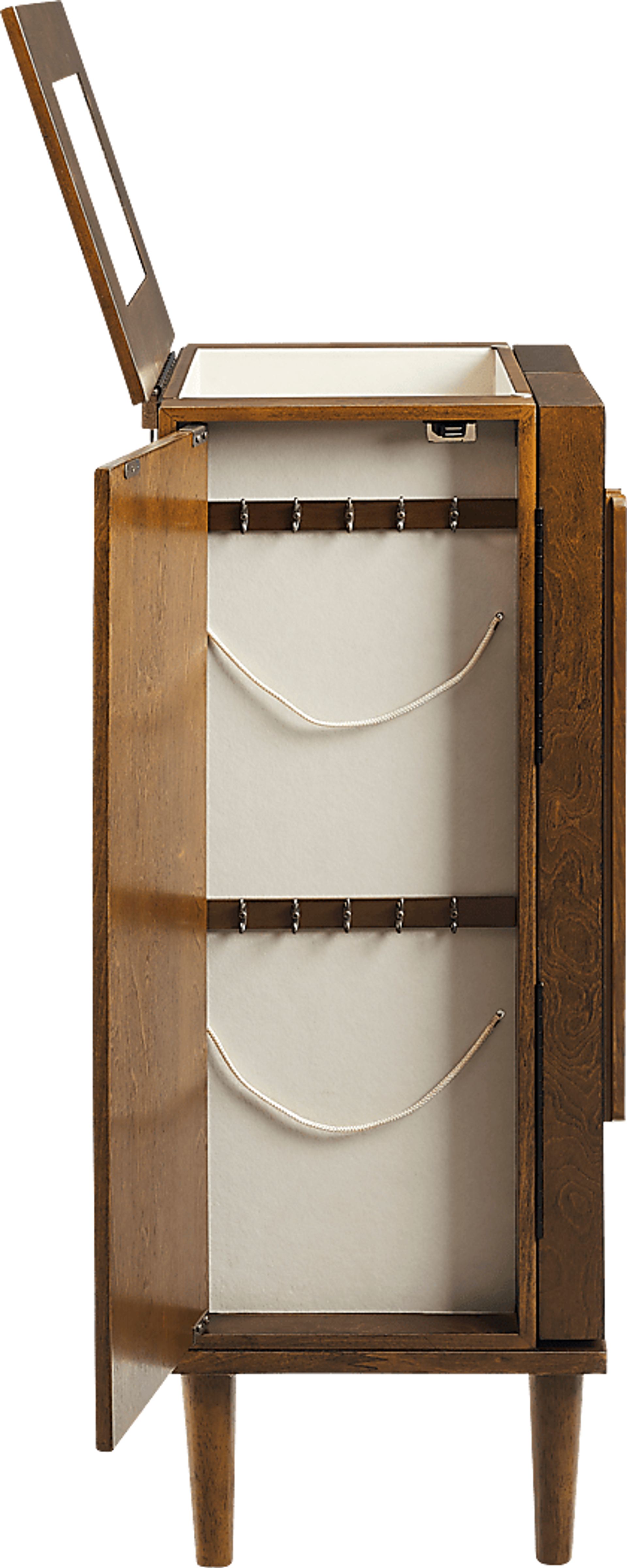 Suari Brown Jewelry Armoire - Image 13