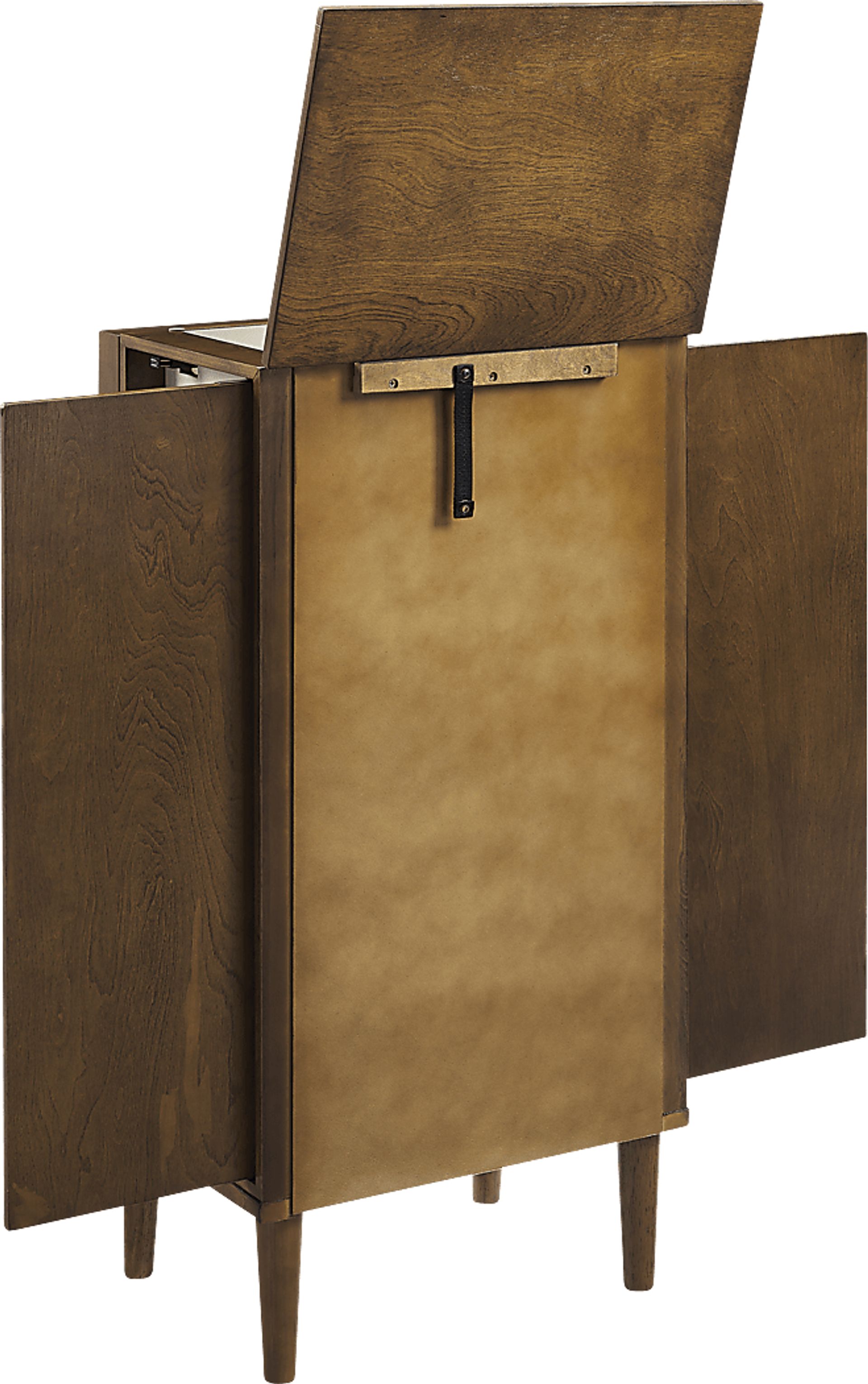 Suari Brown Jewelry Armoire - Image 5