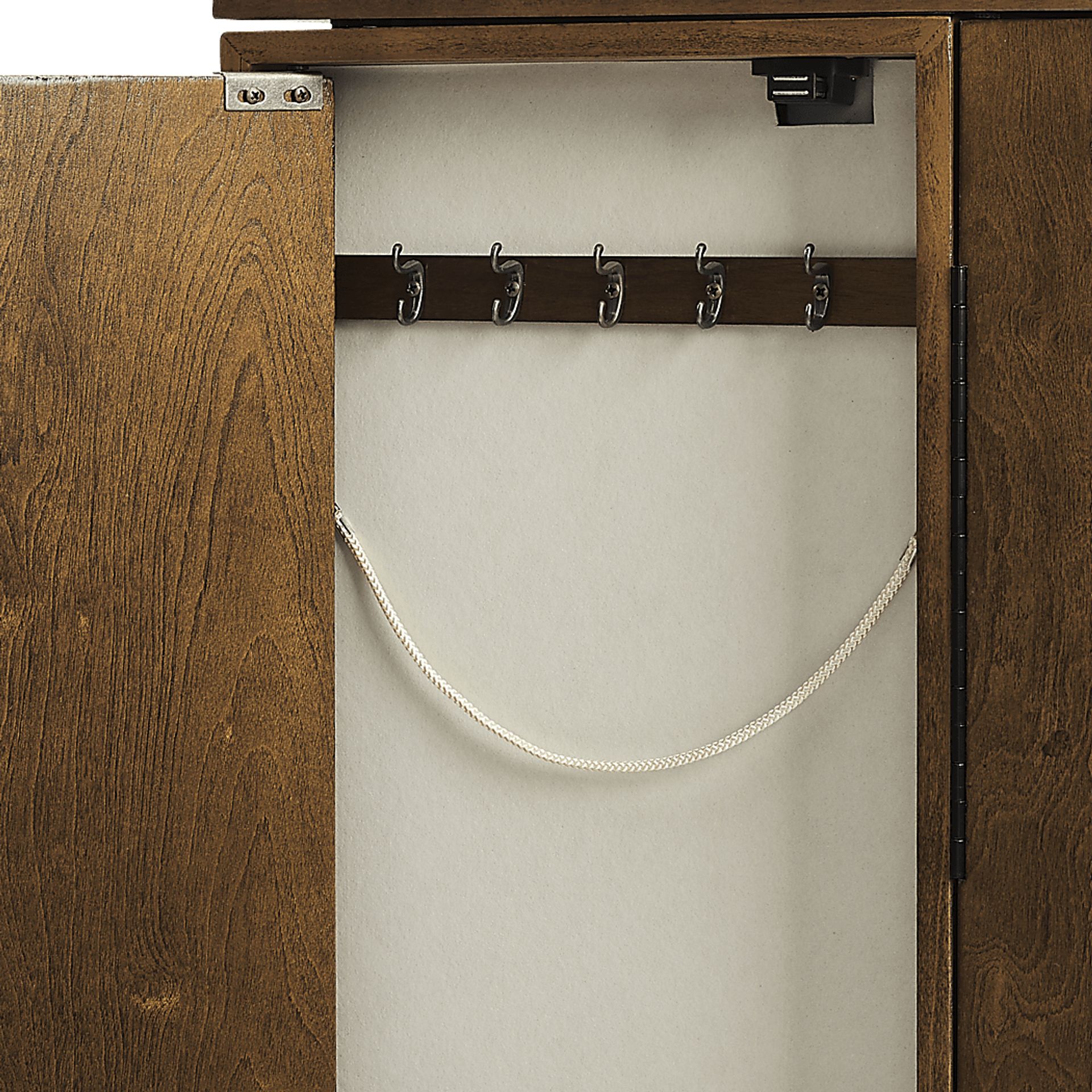 Suari Brown Jewelry Armoire - Image 8